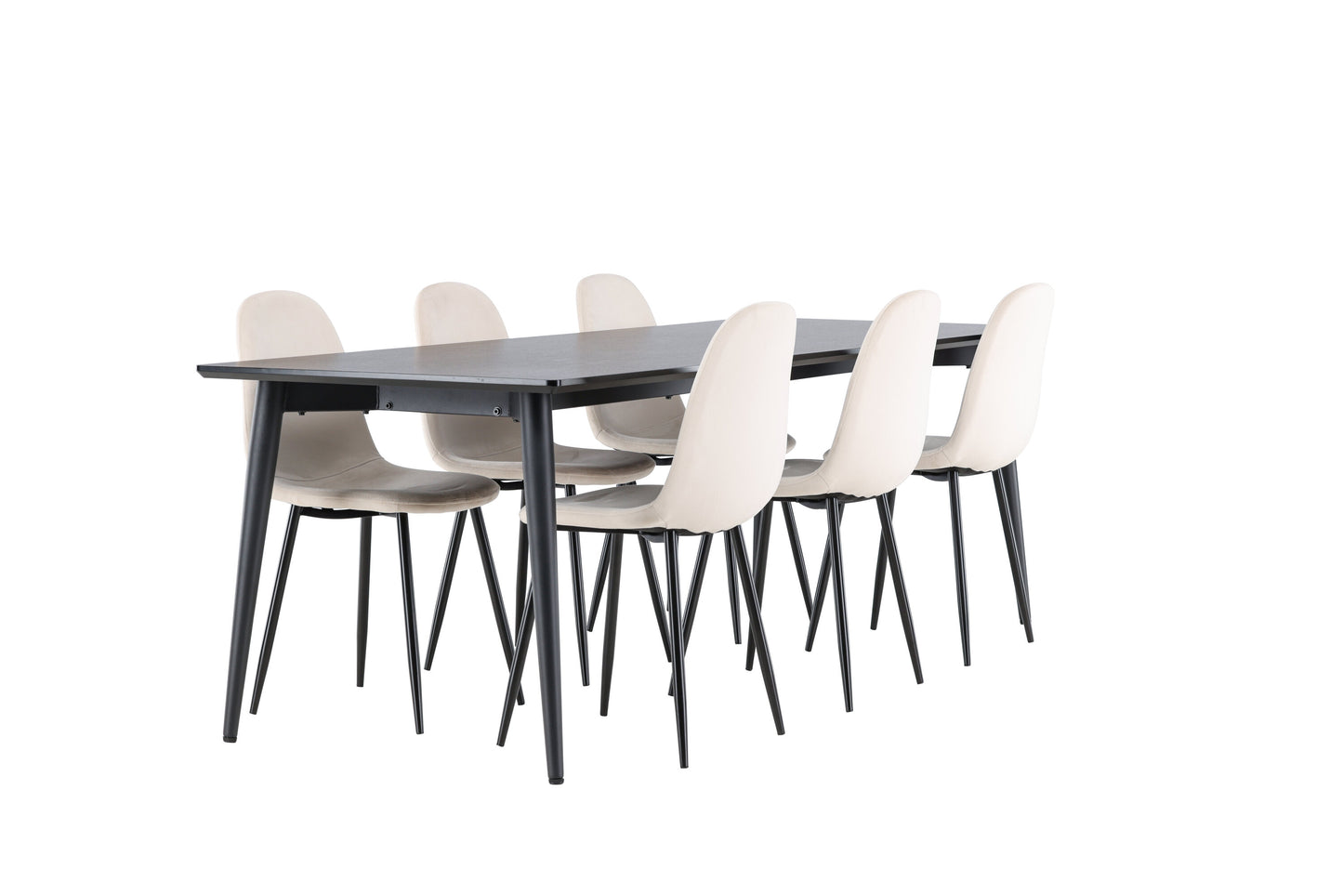 Ellis Matbord med Polar Stolarna – MDF