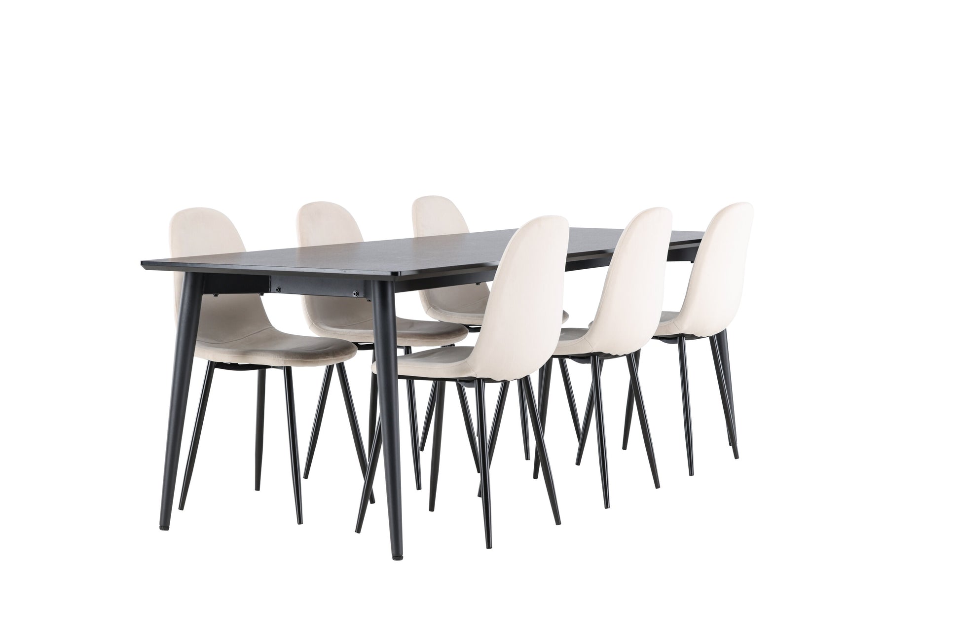 Ellis Matbord med Polar Stolarna – MDF