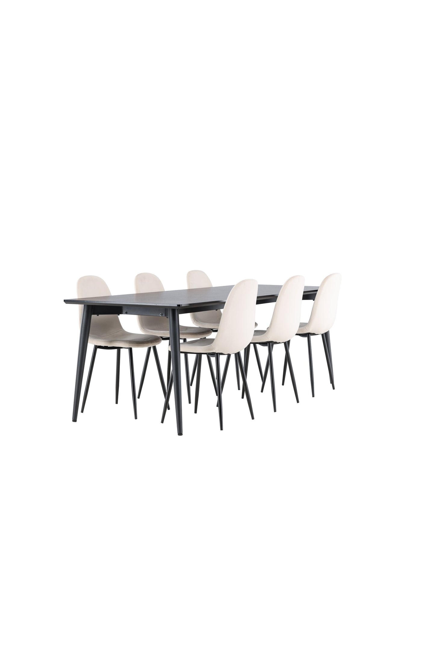 Ellis Matbord med Polar Stolarna – MDF