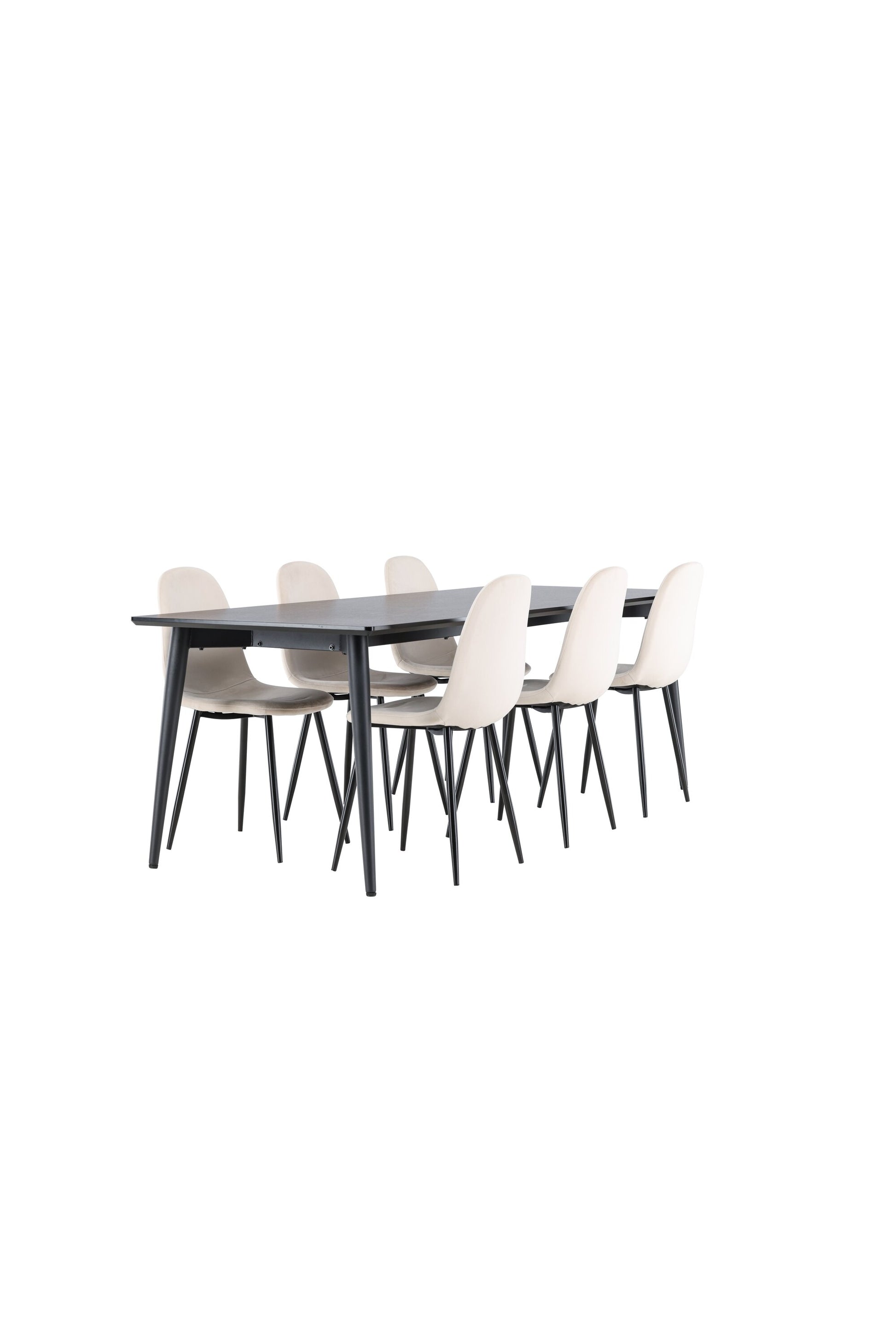 Ellis Matbord med Polar Stolarna – MDF