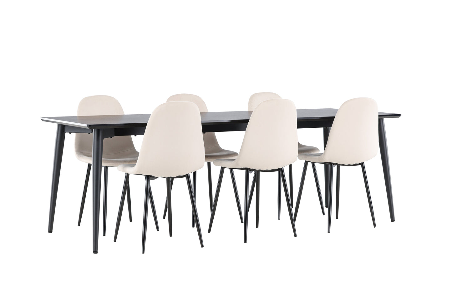 Ellis Matbord med Polar Stolarna – MDF