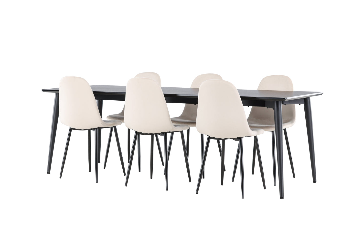 Ellis Matbord med Polar Stolarna – MDF