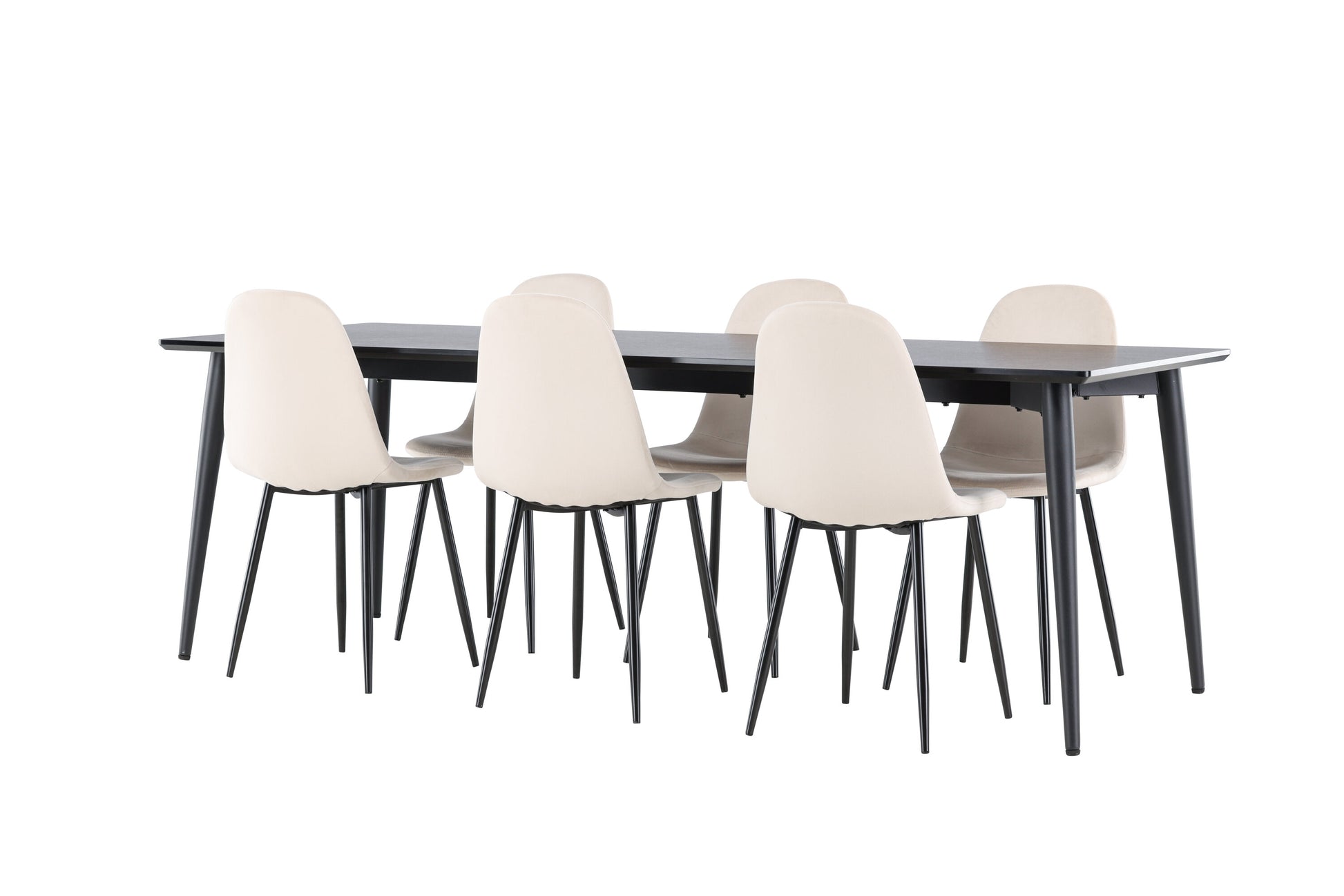 Ellis Matbord med Polar Stolarna – MDF