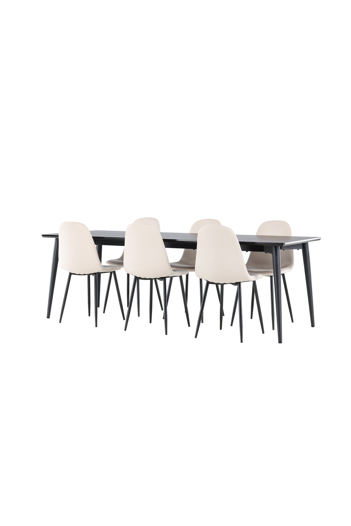 Ellis Matbord med Polar Stolarna – MDF