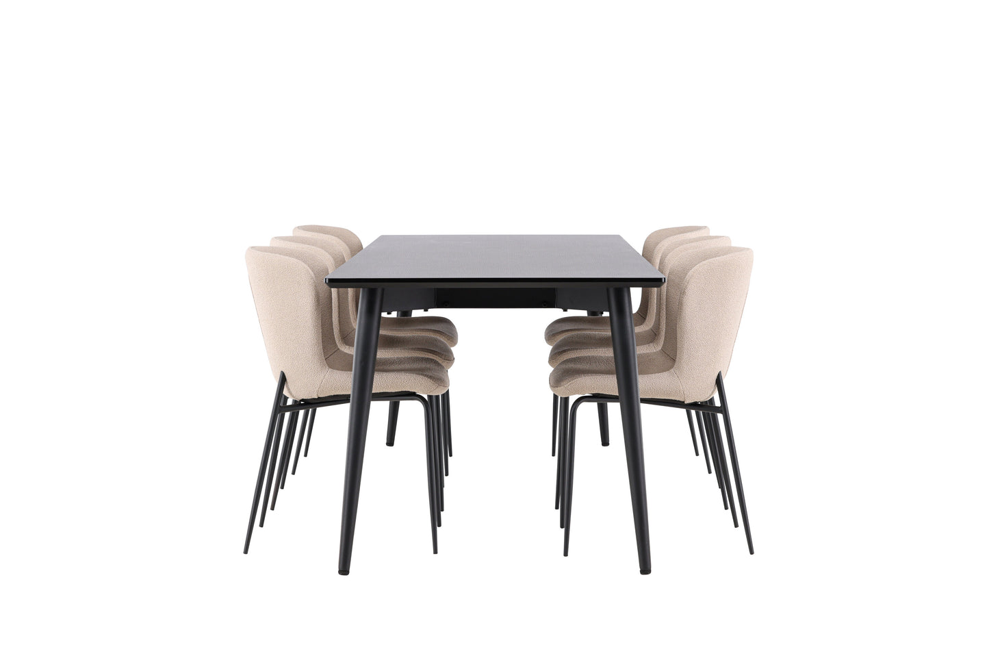 Ellis Matbord med Modesto Stolarna – MDF