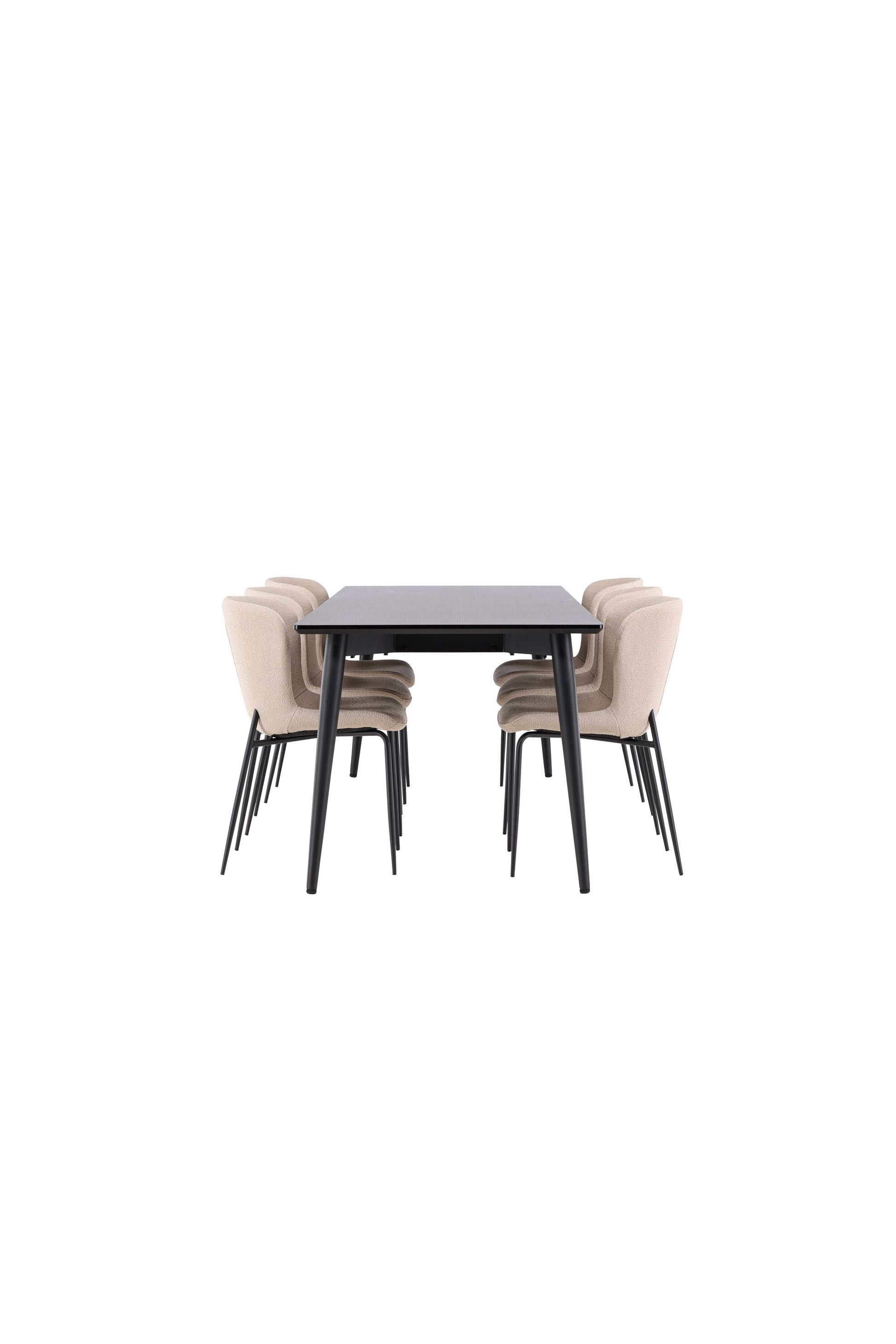 Ellis Matbord med Modesto Stolarna – MDF