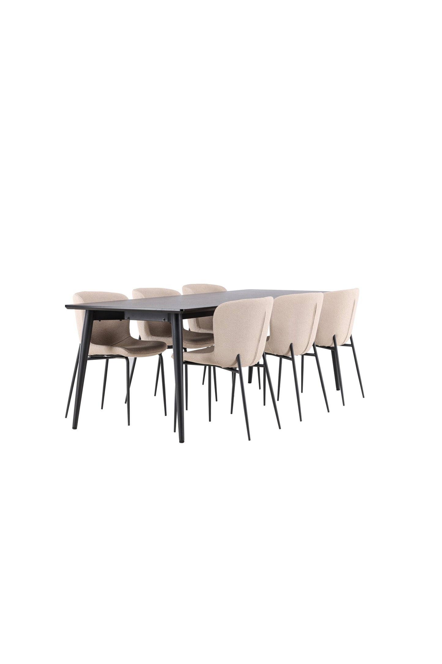 Ellis Matbord med Modesto Stolarna – MDF