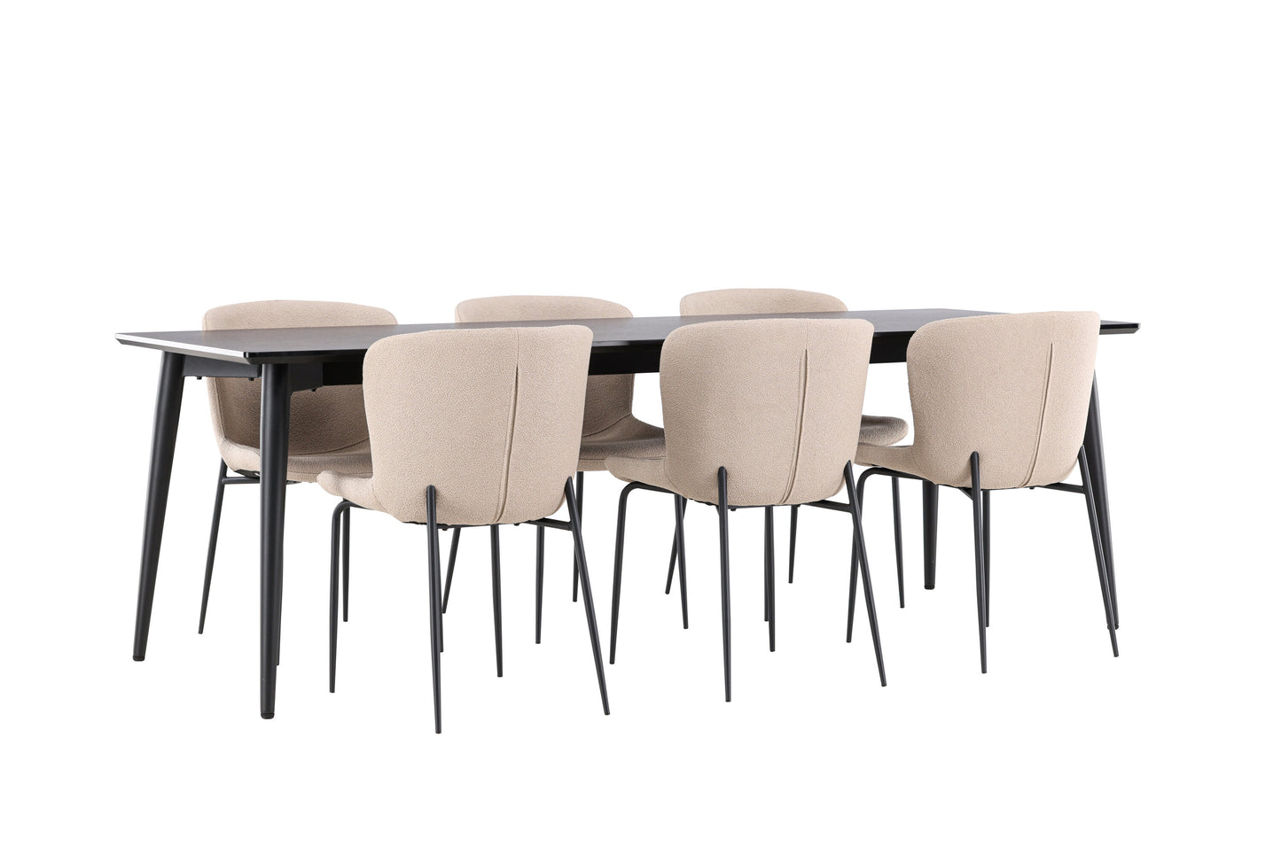 Ellis Matbord med Modesto Stolarna – MDF