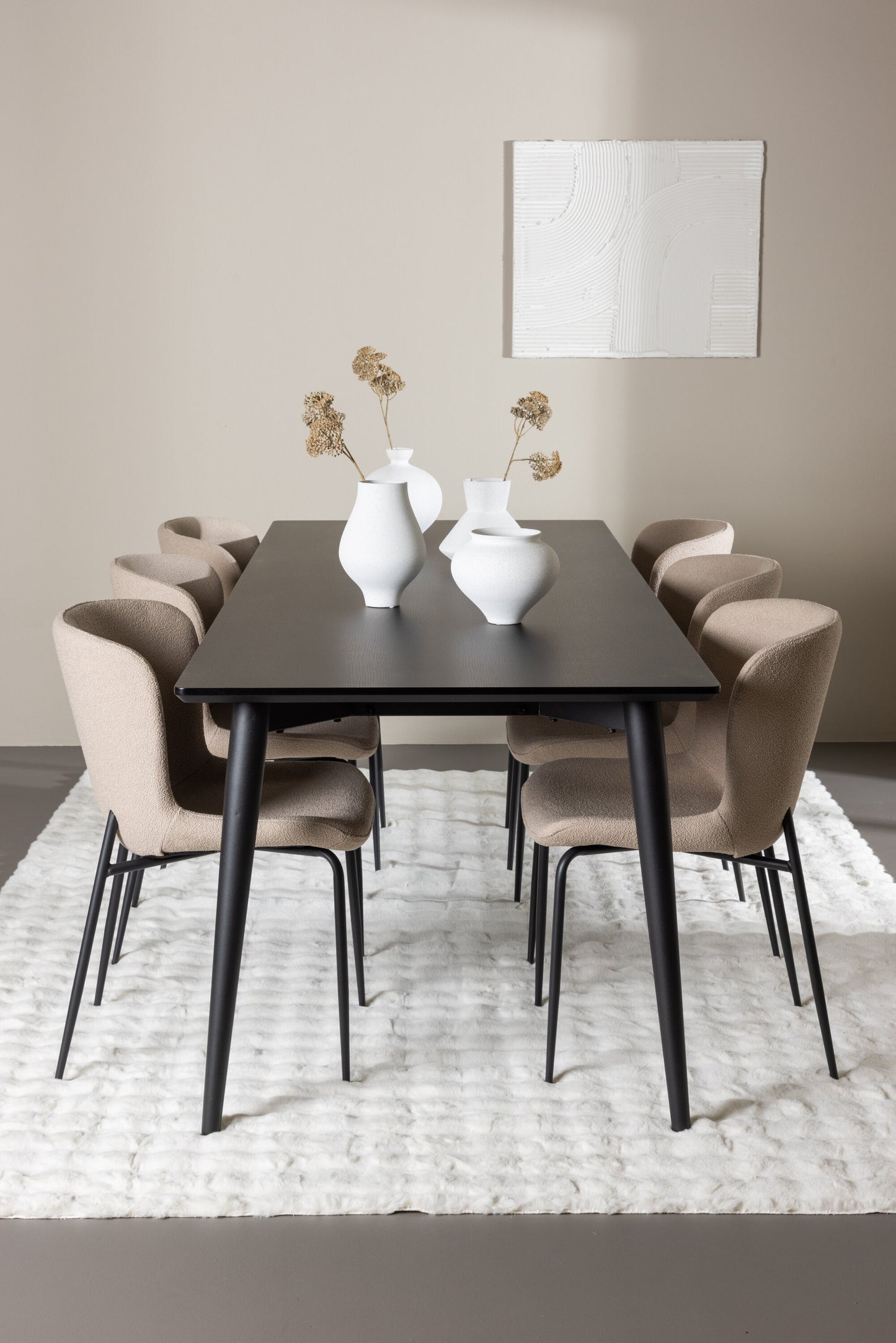 Ellis Matbord med Modesto Stolarna – MDF