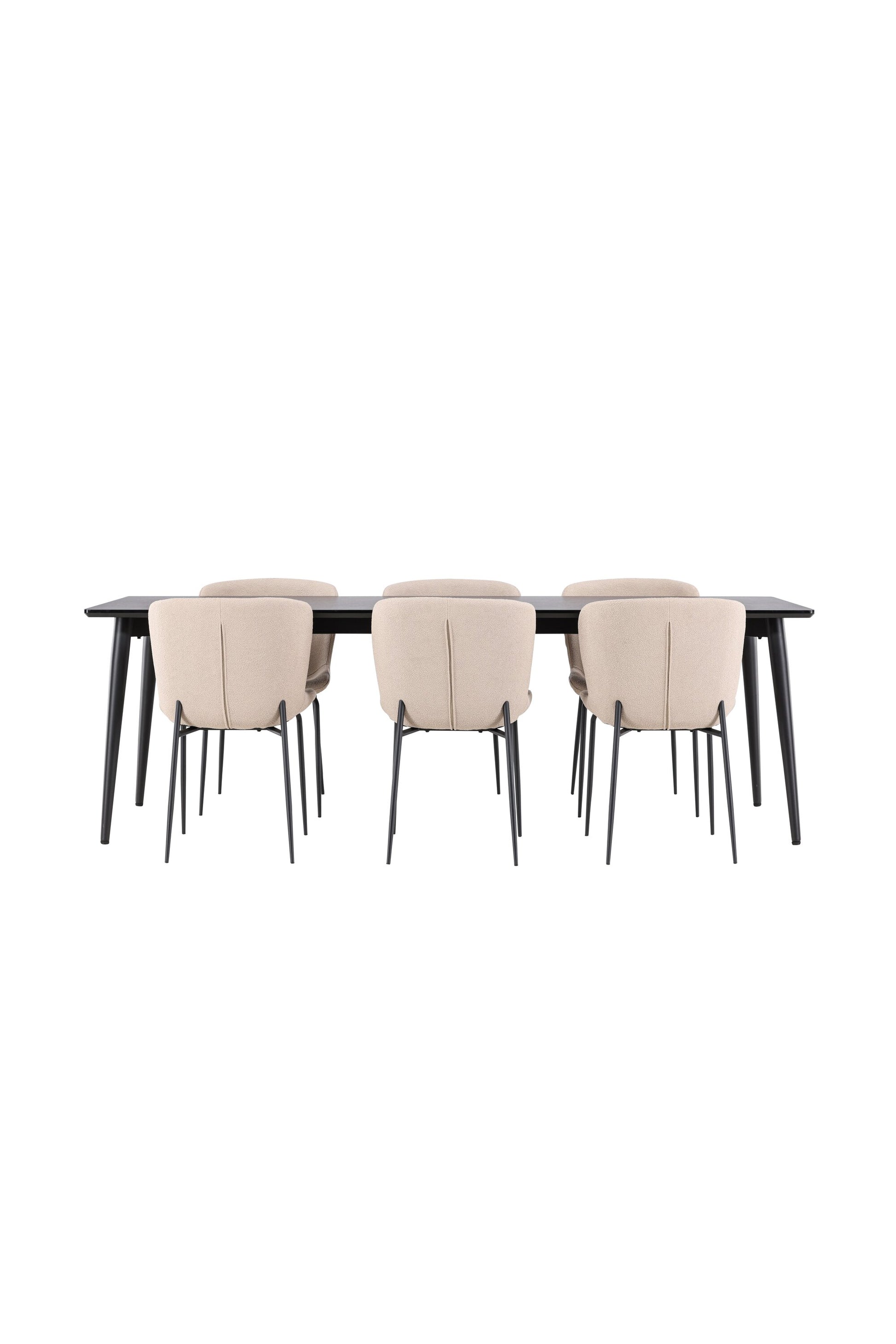 Ellis Matbord med Modesto Stolarna – MDF