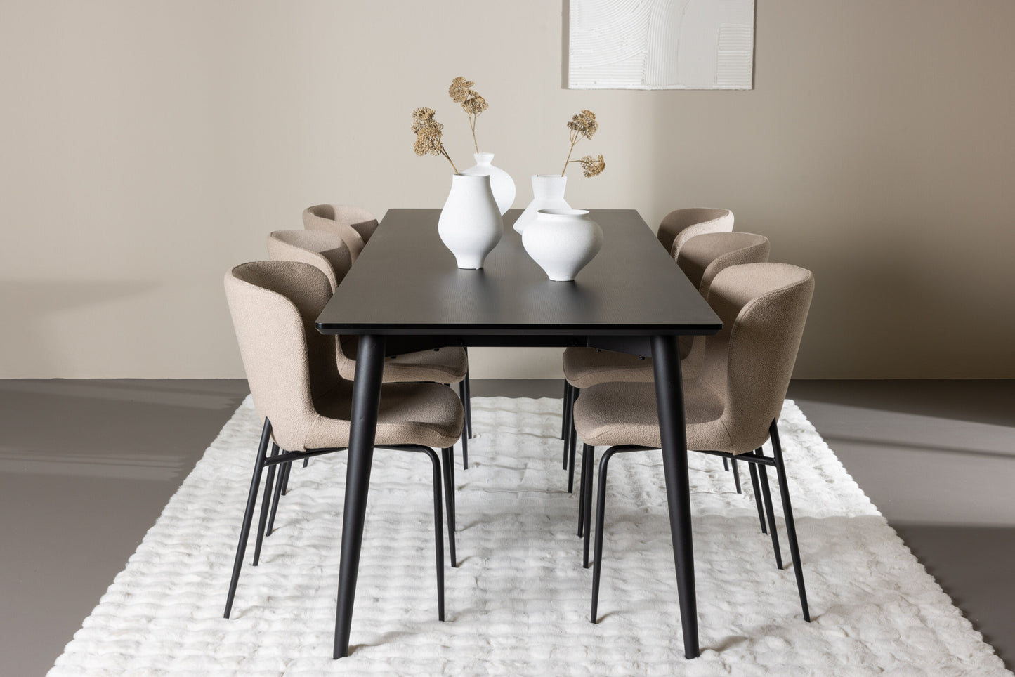 Ellis Matbord med Modesto Stolarna – MDF