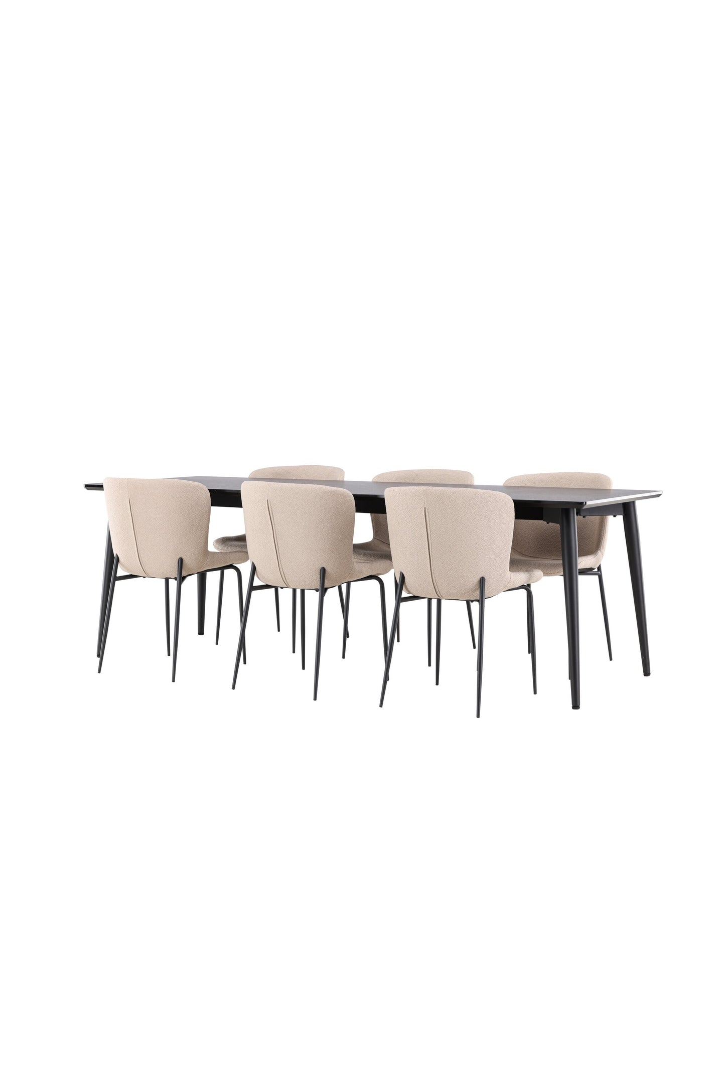 Ellis Matbord med Modesto Stolarna – MDF