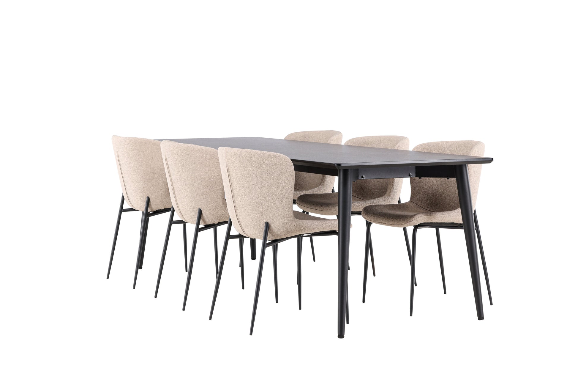 Ellis Matbord med Modesto Stolarna – MDF