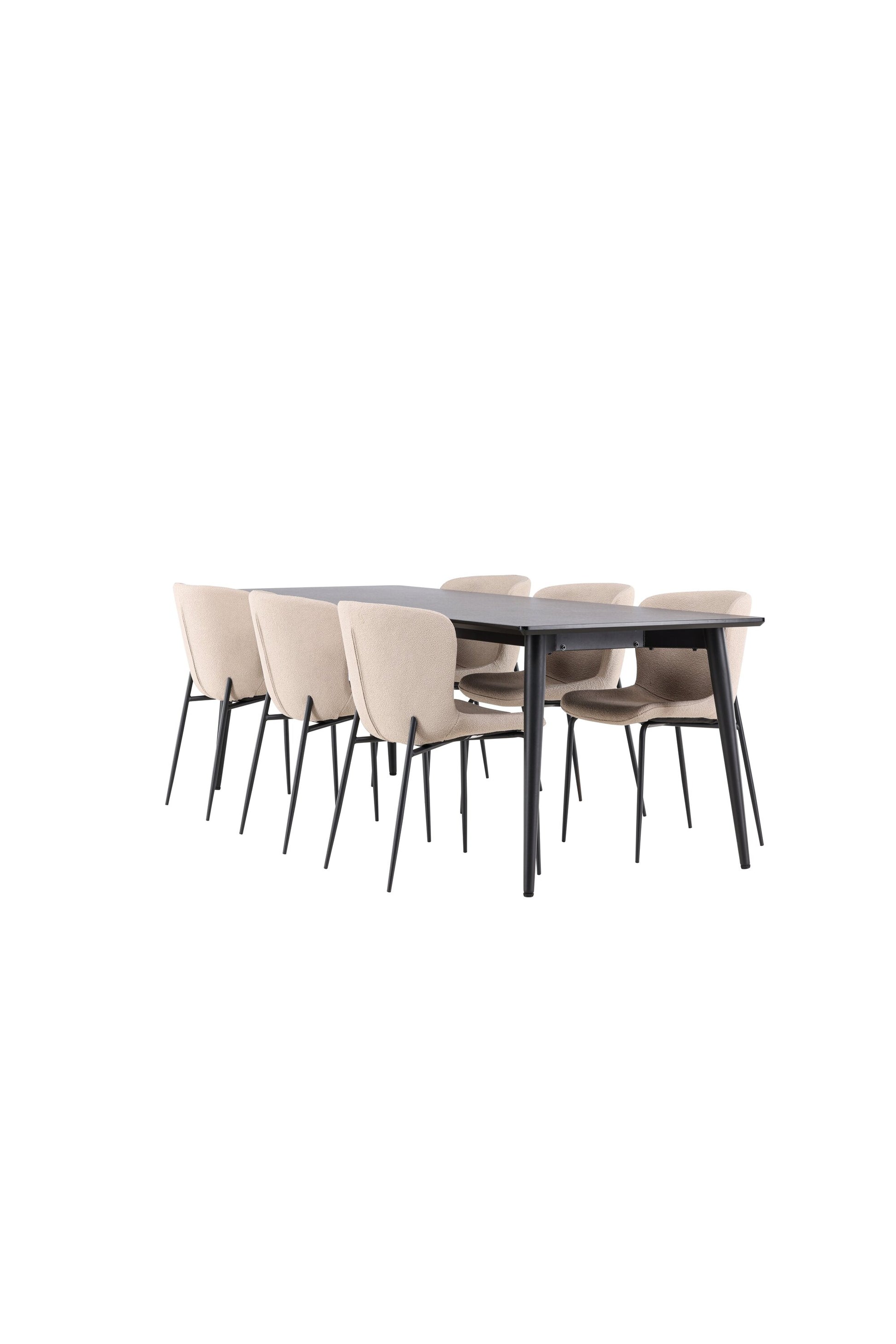 Ellis Matbord med Modesto Stolarna – MDF