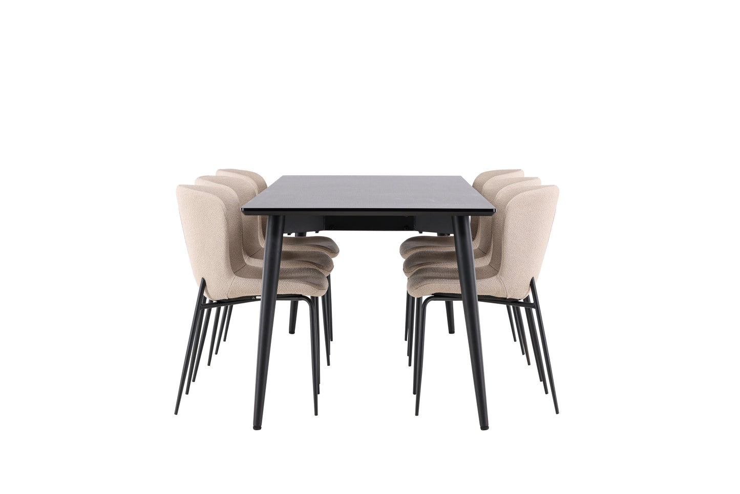 Ellis Matbord med Modesto Stolarna – MDF
