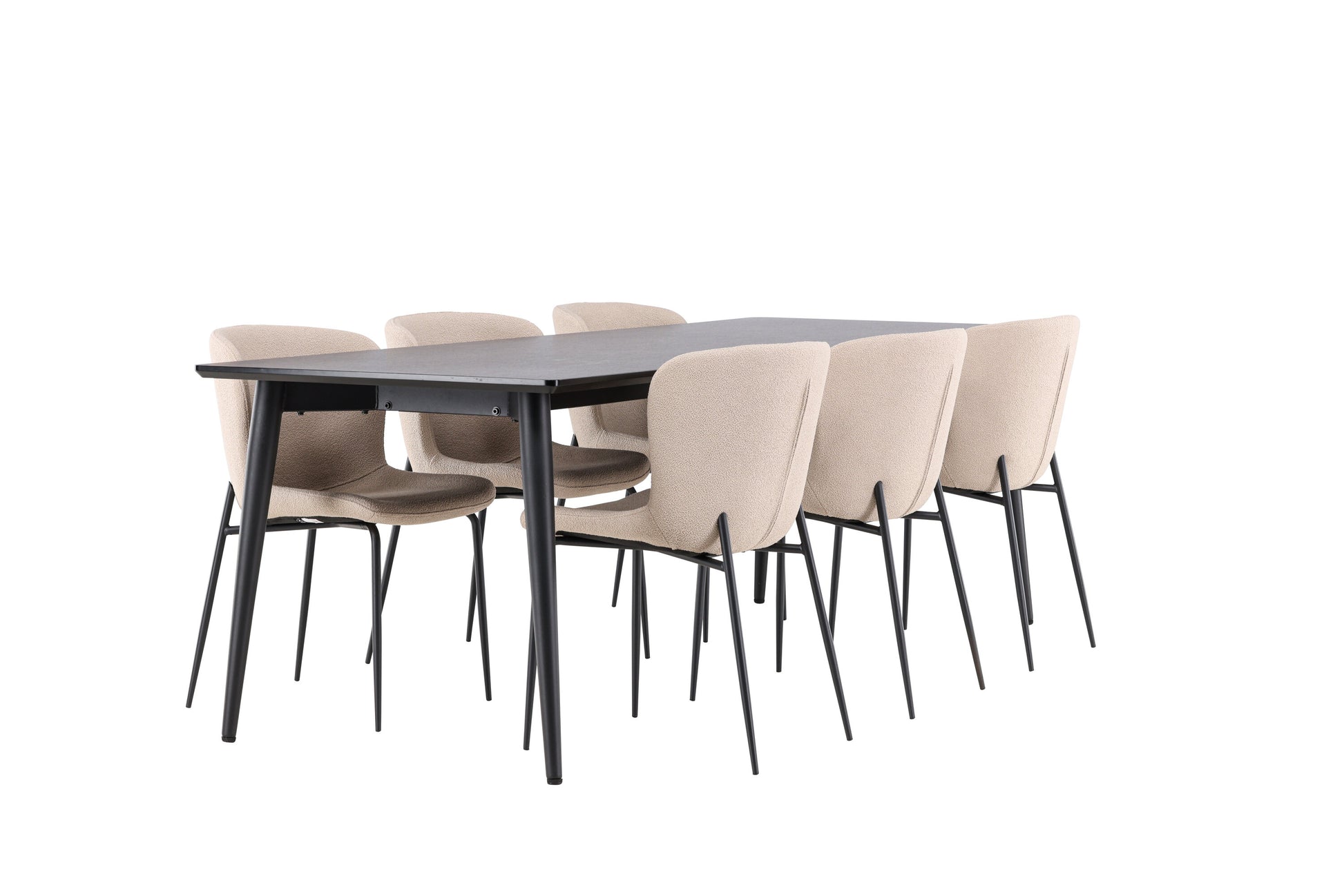 Ellis Matbord med Modesto Stolarna – MDF