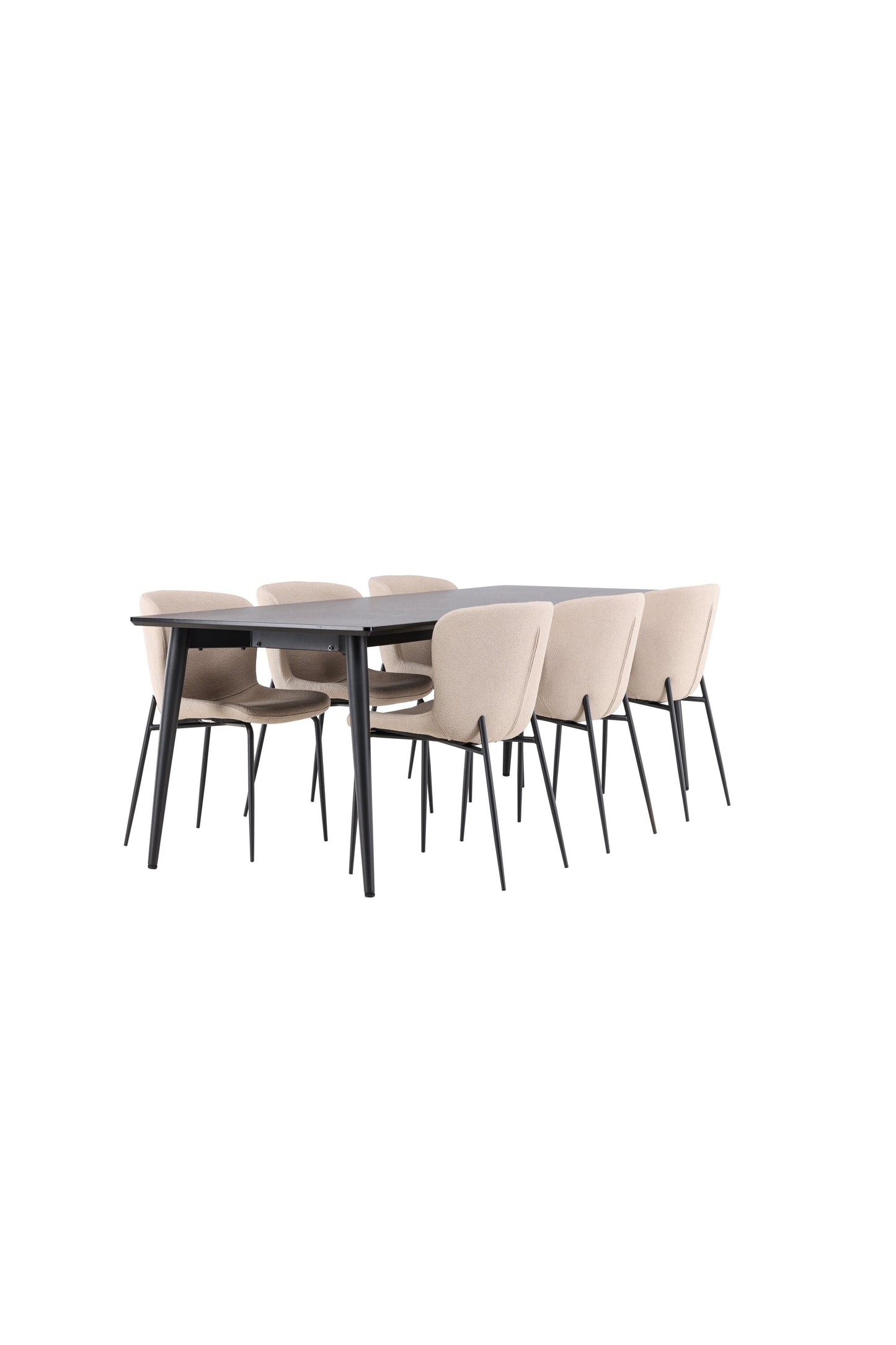 Ellis Matbord med Modesto Stolarna – MDF