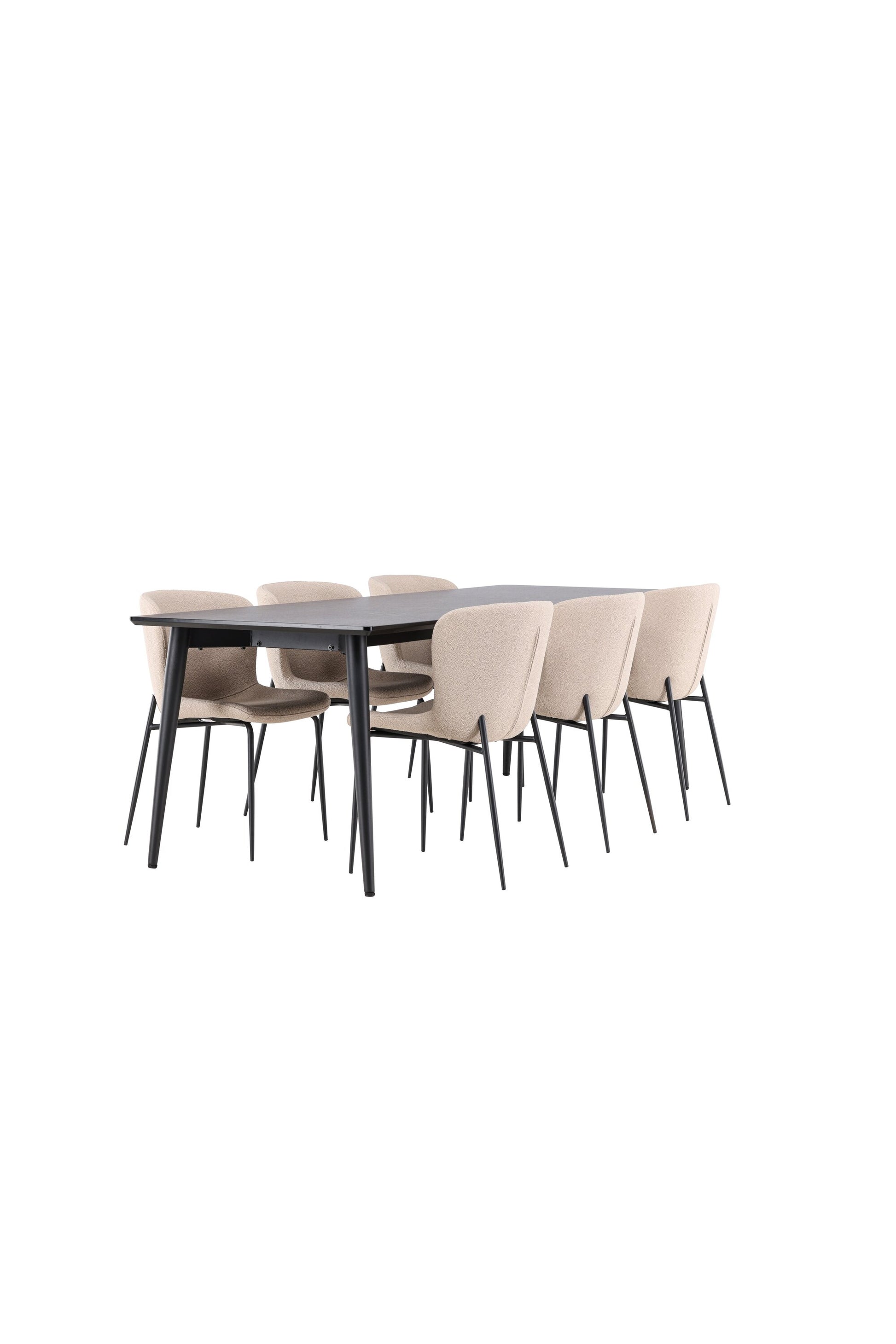 Ellis Matbord med Modesto Stolarna – MDF