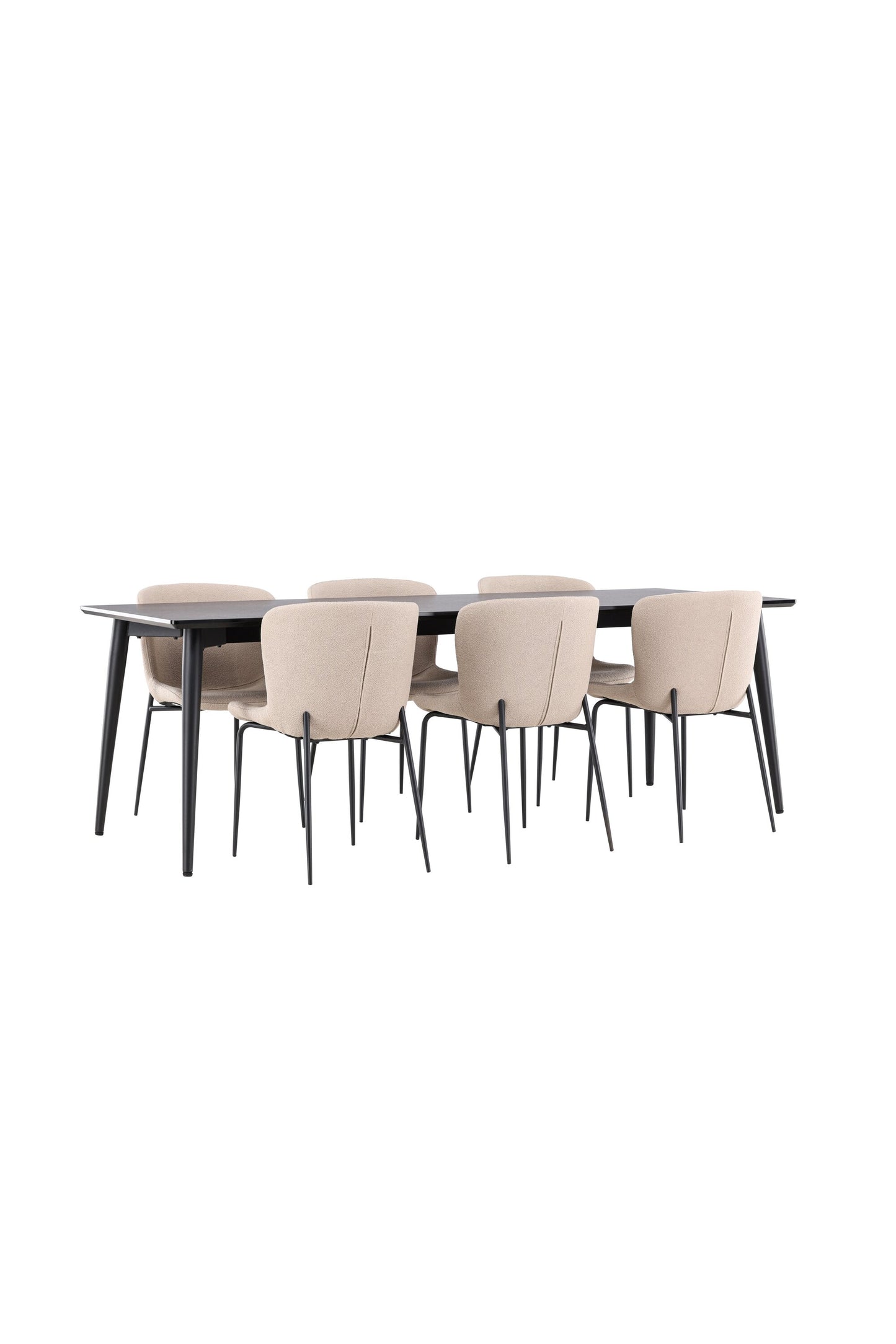 Ellis Matbord med Modesto Stolarna – MDF