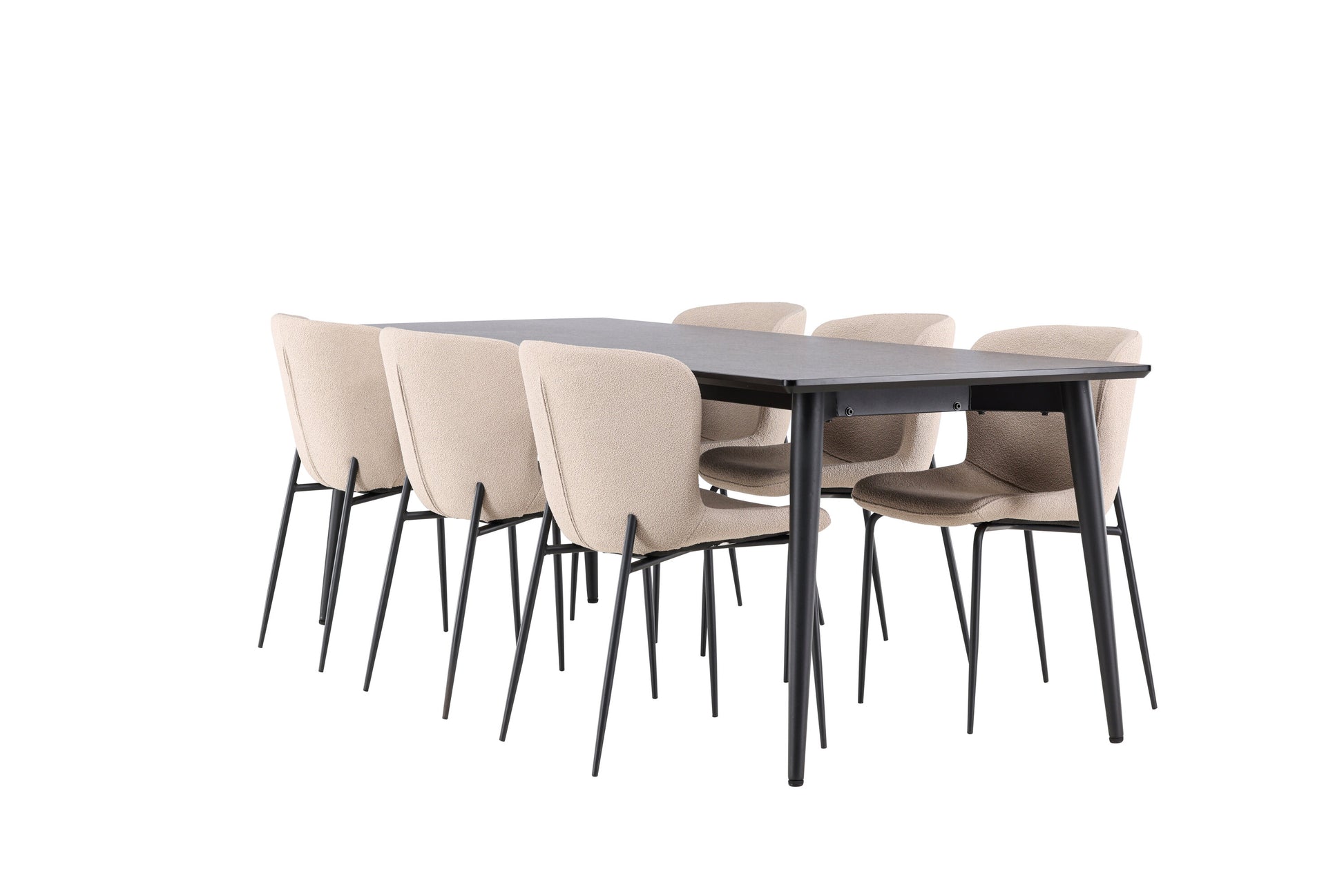 Ellis Matbord med Modesto Stolarna – MDF