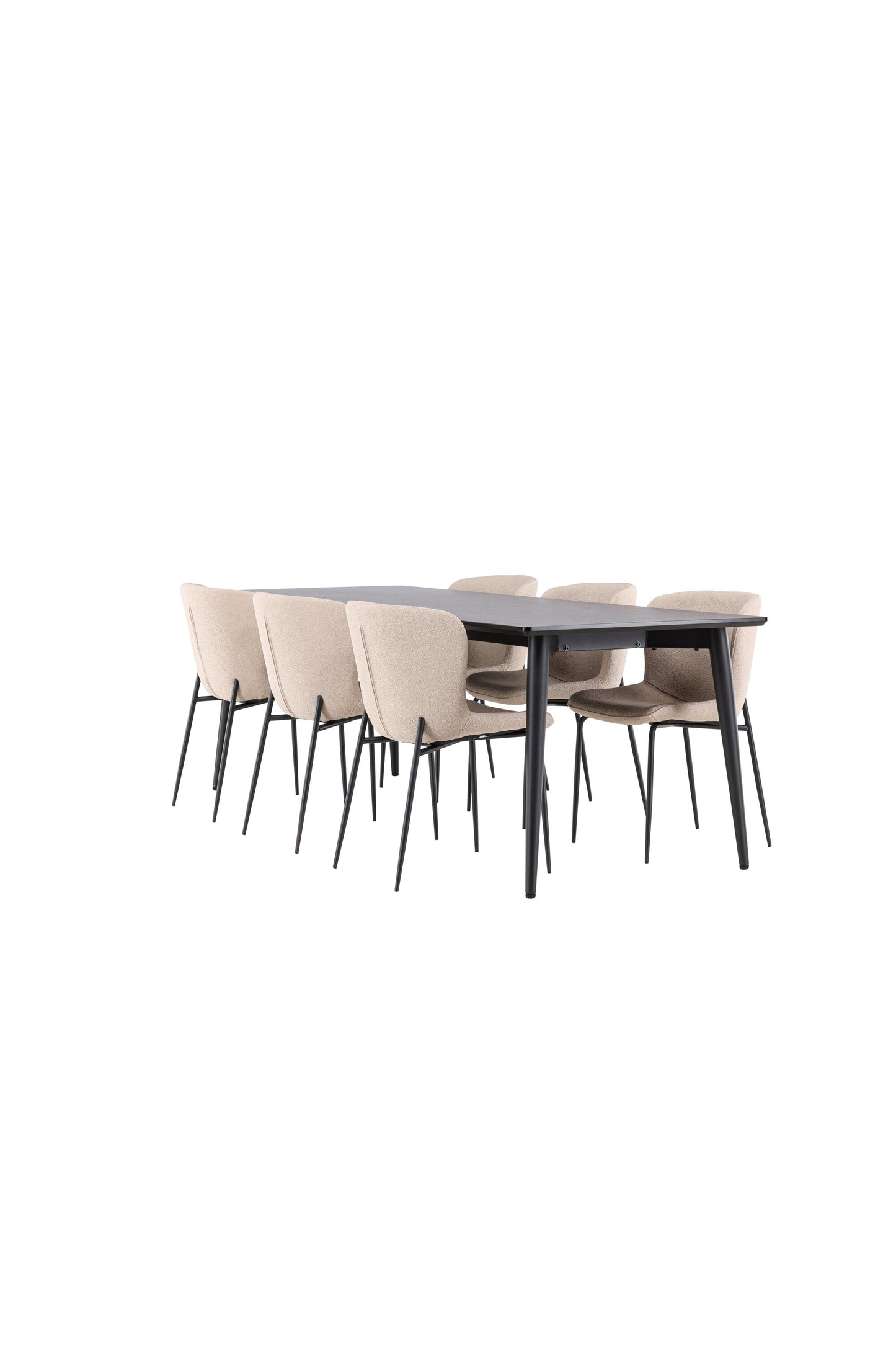 Ellis Matbord med Modesto Stolarna – MDF
