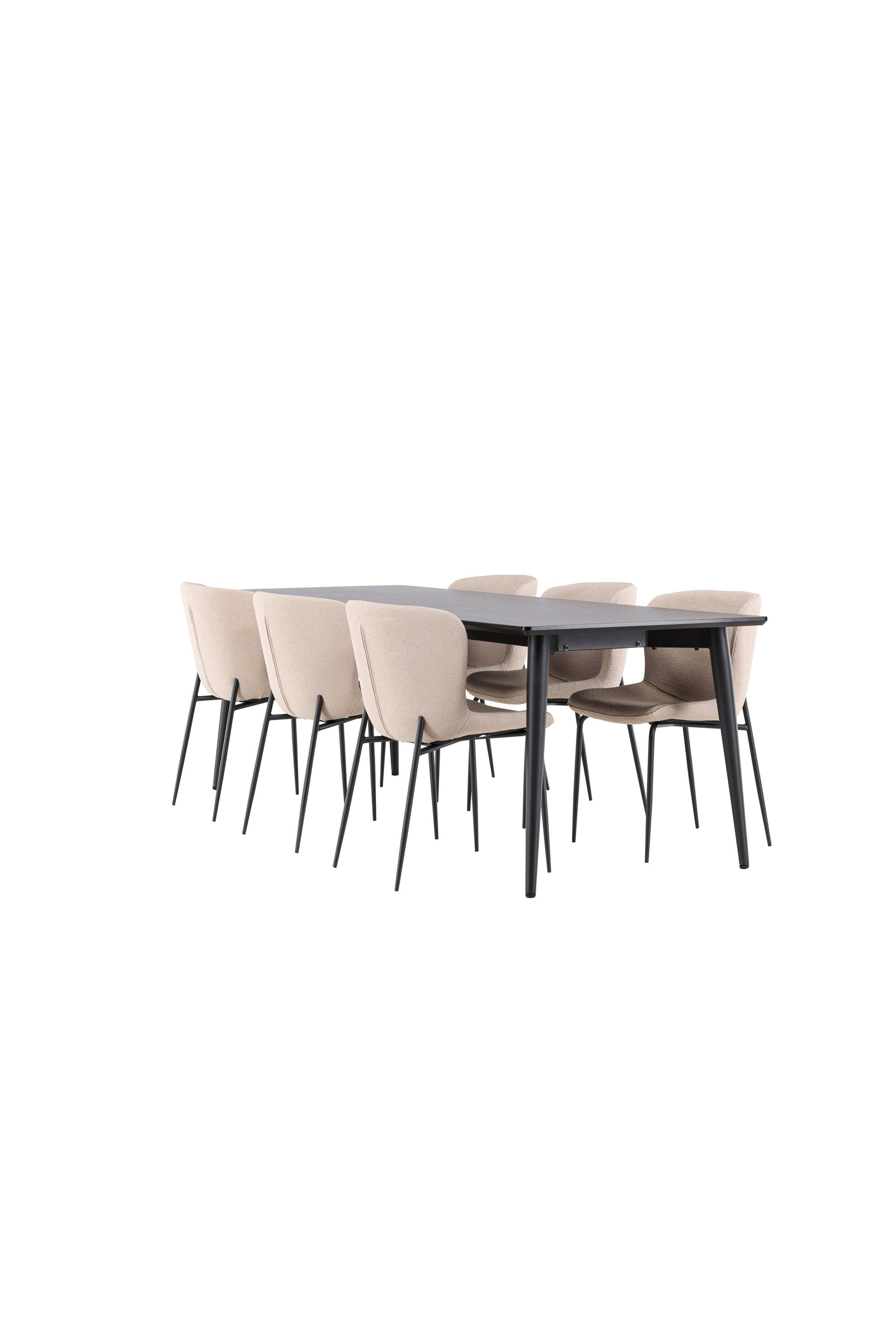 Ellis Matbord med Modesto Stolarna – MDF