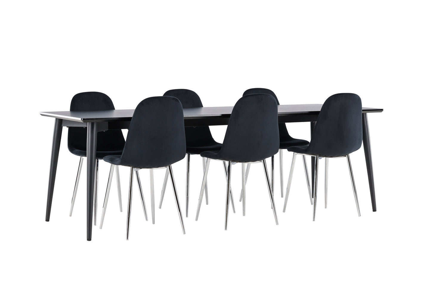 Ellis Matbord med Polar Stolarna – MDF