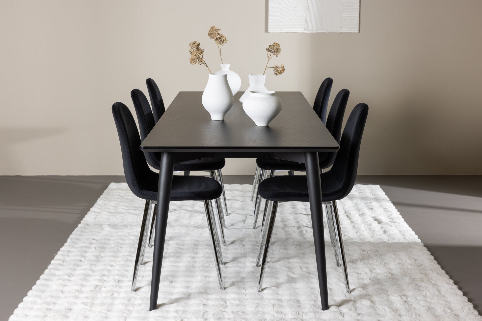 Ellis Matbord med Polar Stolarna – MDF