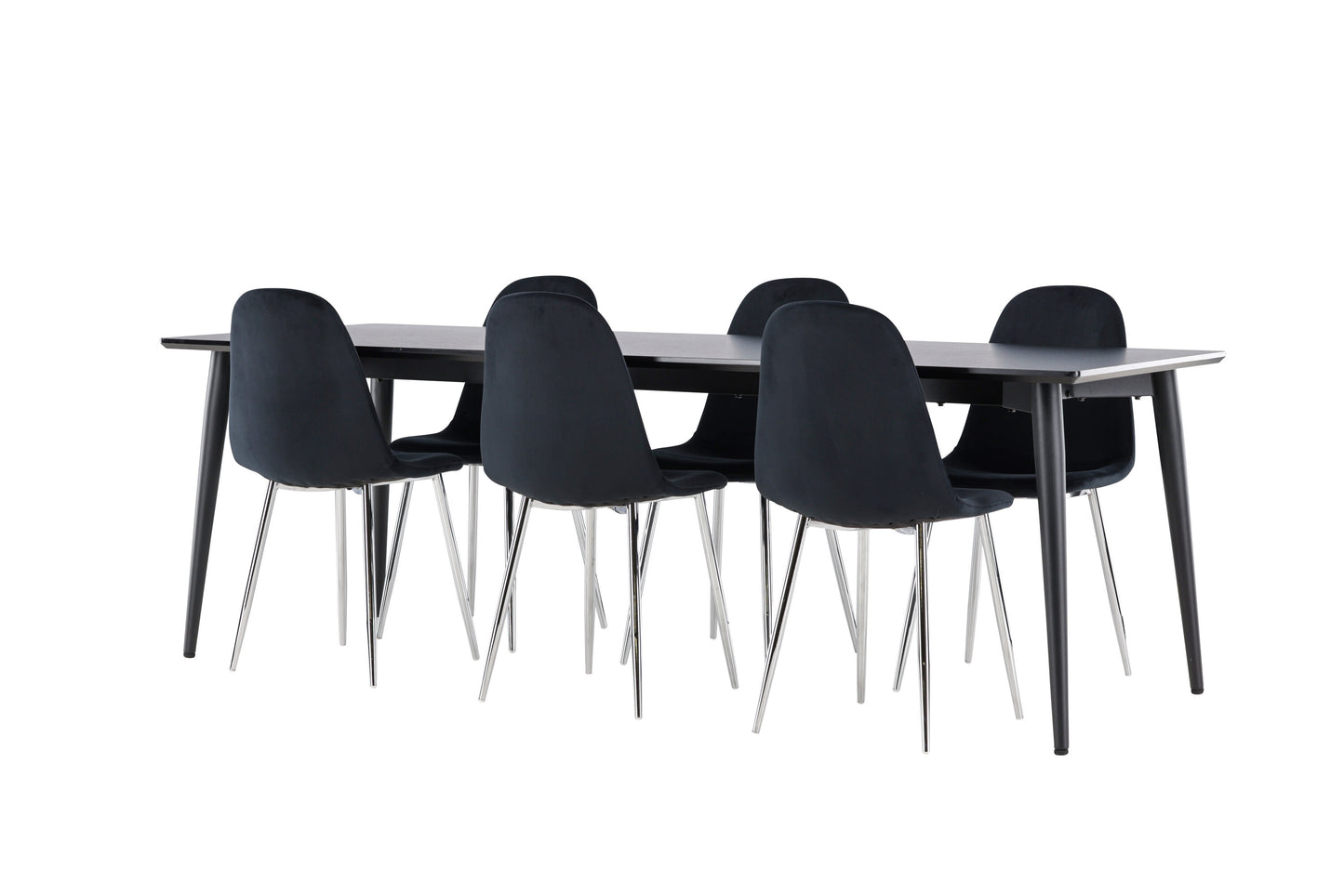 Ellis Matbord med Polar Stolarna – MDF