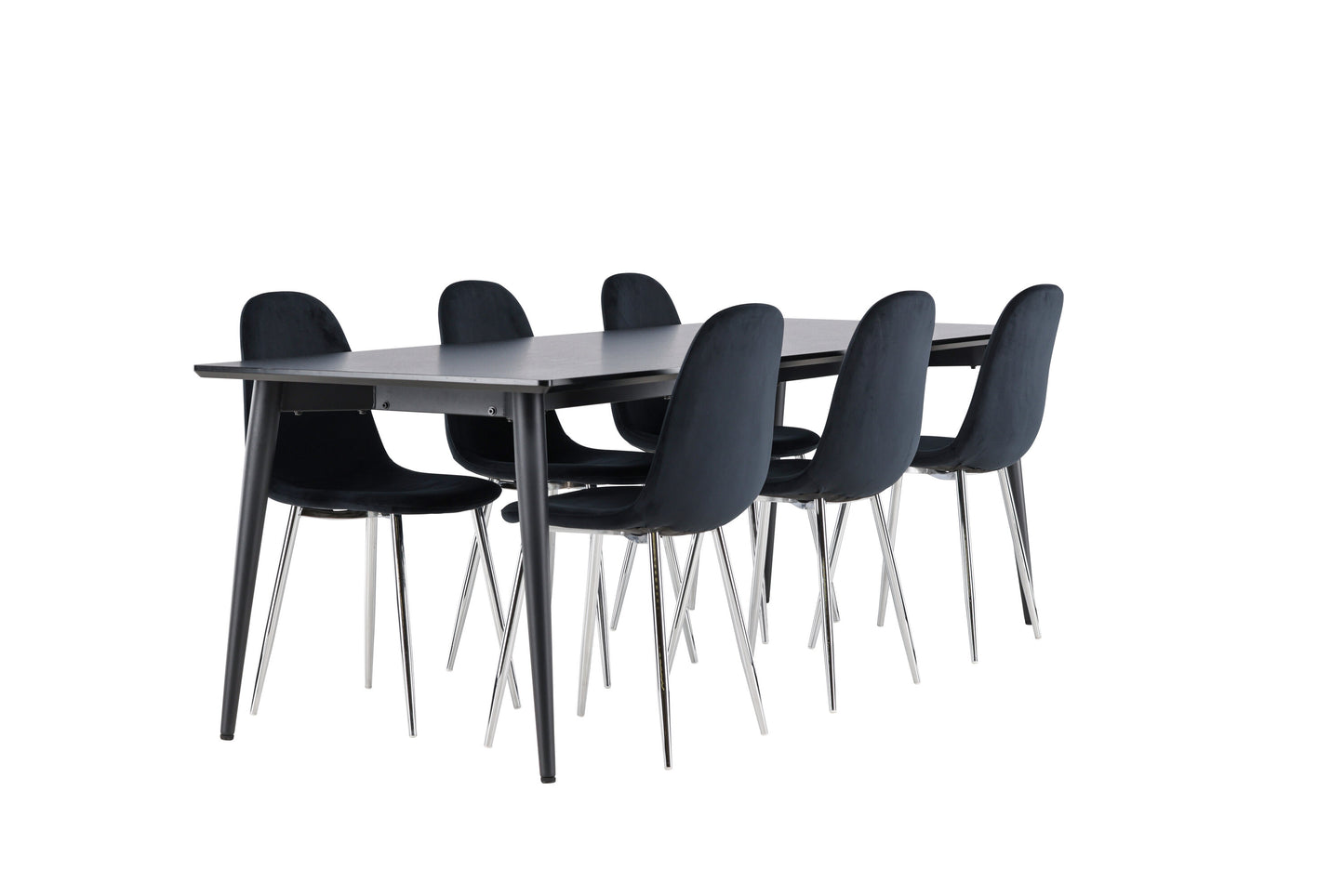 Ellis Matbord med Polar Stolarna – MDF