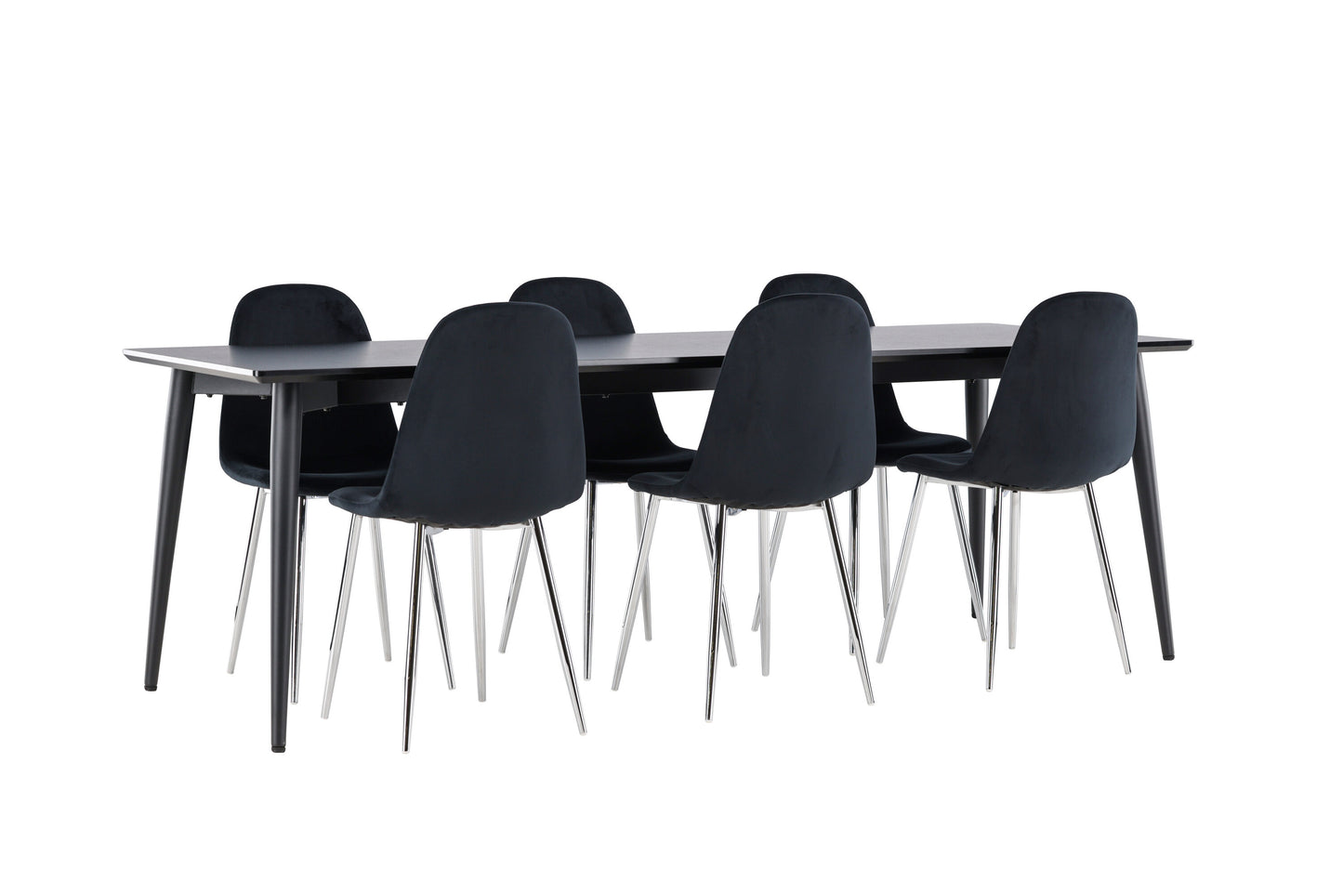 Ellis Matbord med Polar Stolarna – MDF