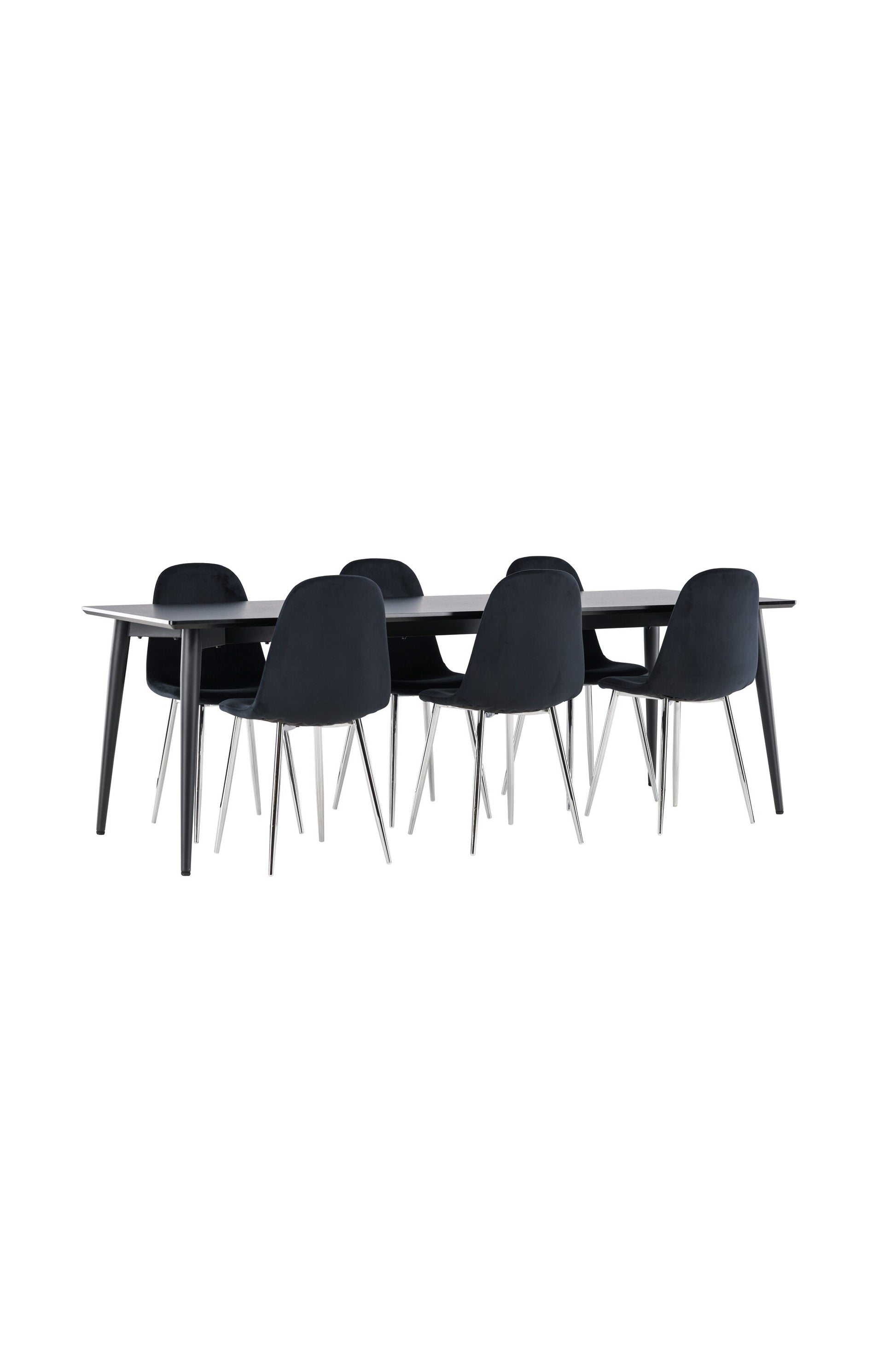 Ellis Matbord med Polar Stolarna – MDF