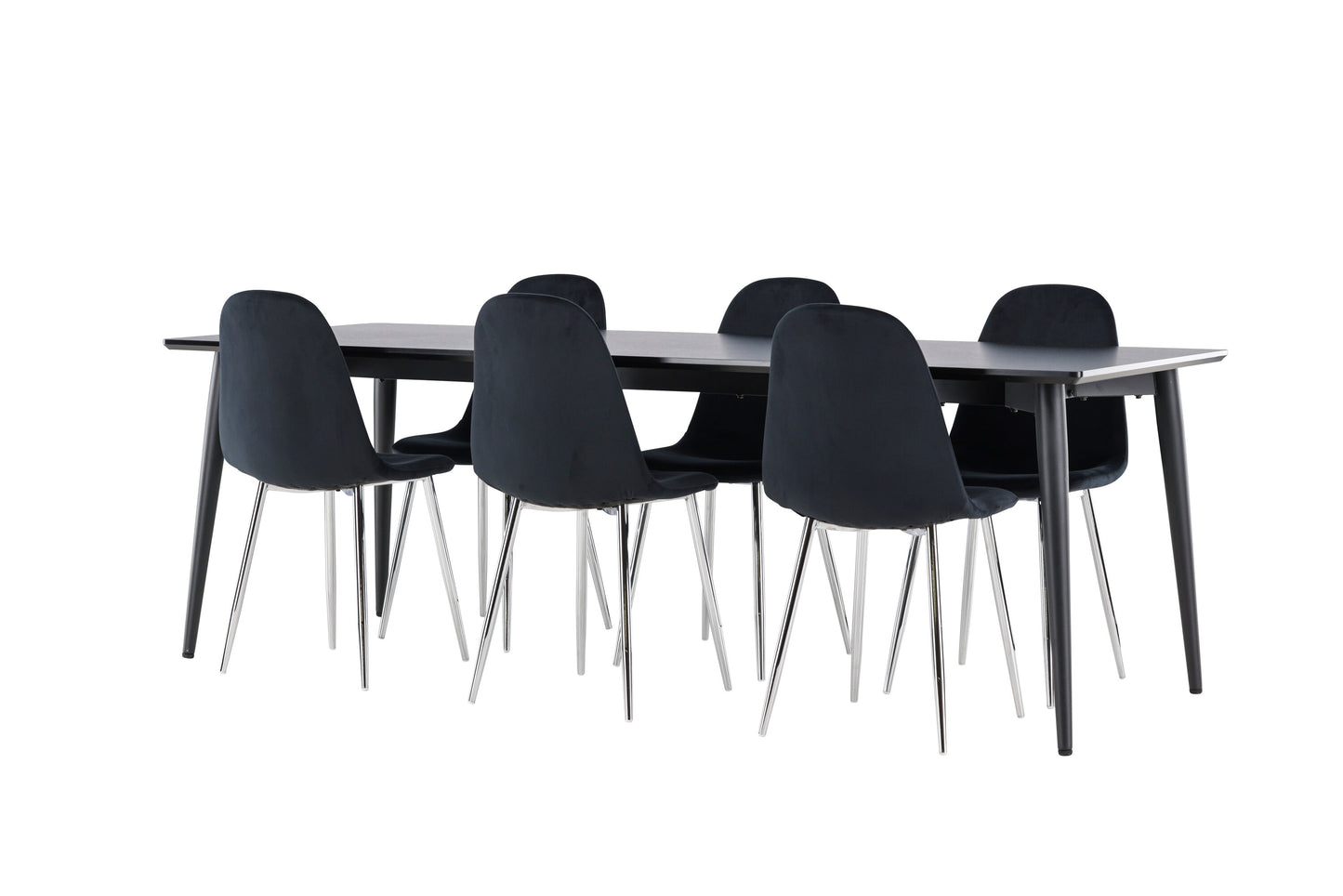 Ellis Matbord med Polar Stolarna – MDF