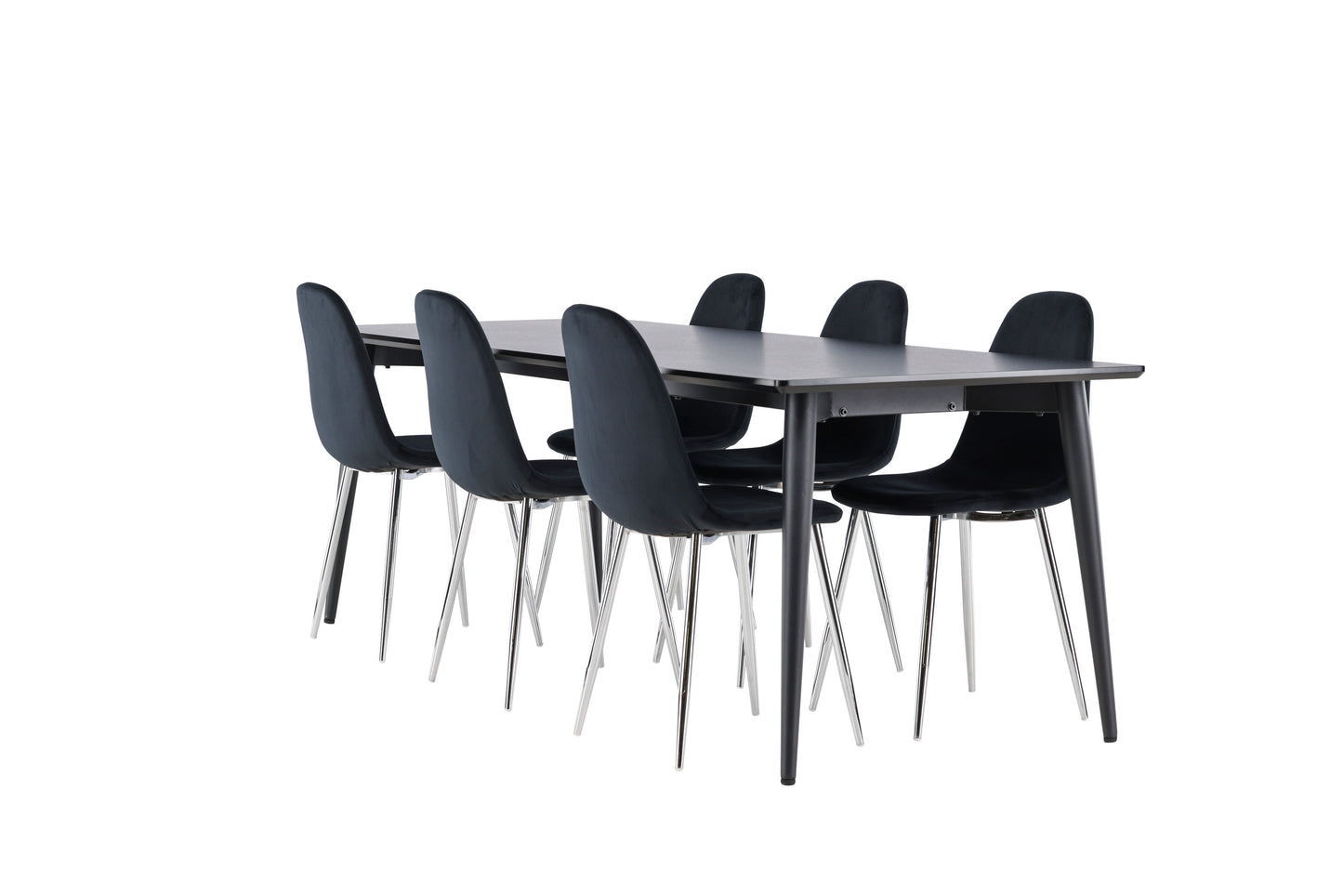 Ellis Matbord med Polar Stolarna – MDF