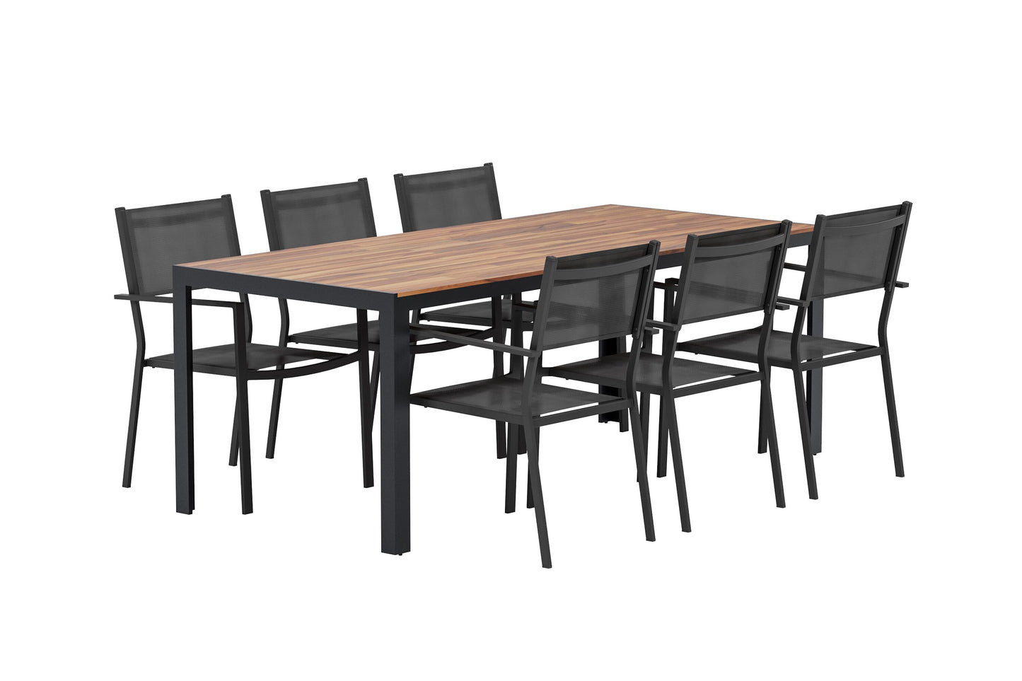 Bois Matbord med Copacabana Stolarna Matgrupp