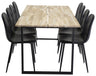Cirebon Matbord med Polar Stolarna – Bord: 75x200x90 Stol: 43x85,3x43,5