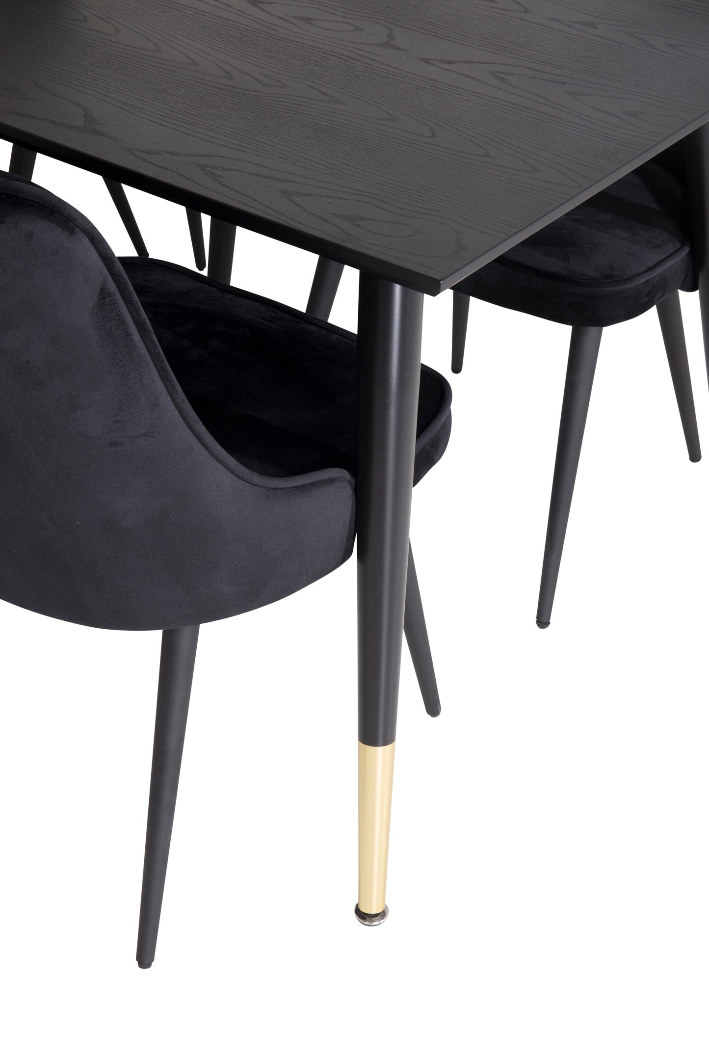 Dipp Matbord med Velvet Deluxe Stolarna Matgrupp