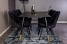 Dipp Matbord med Velvet Deluxe Stolarna – Bord: 75x180x90 Stol: 66x88,5x50