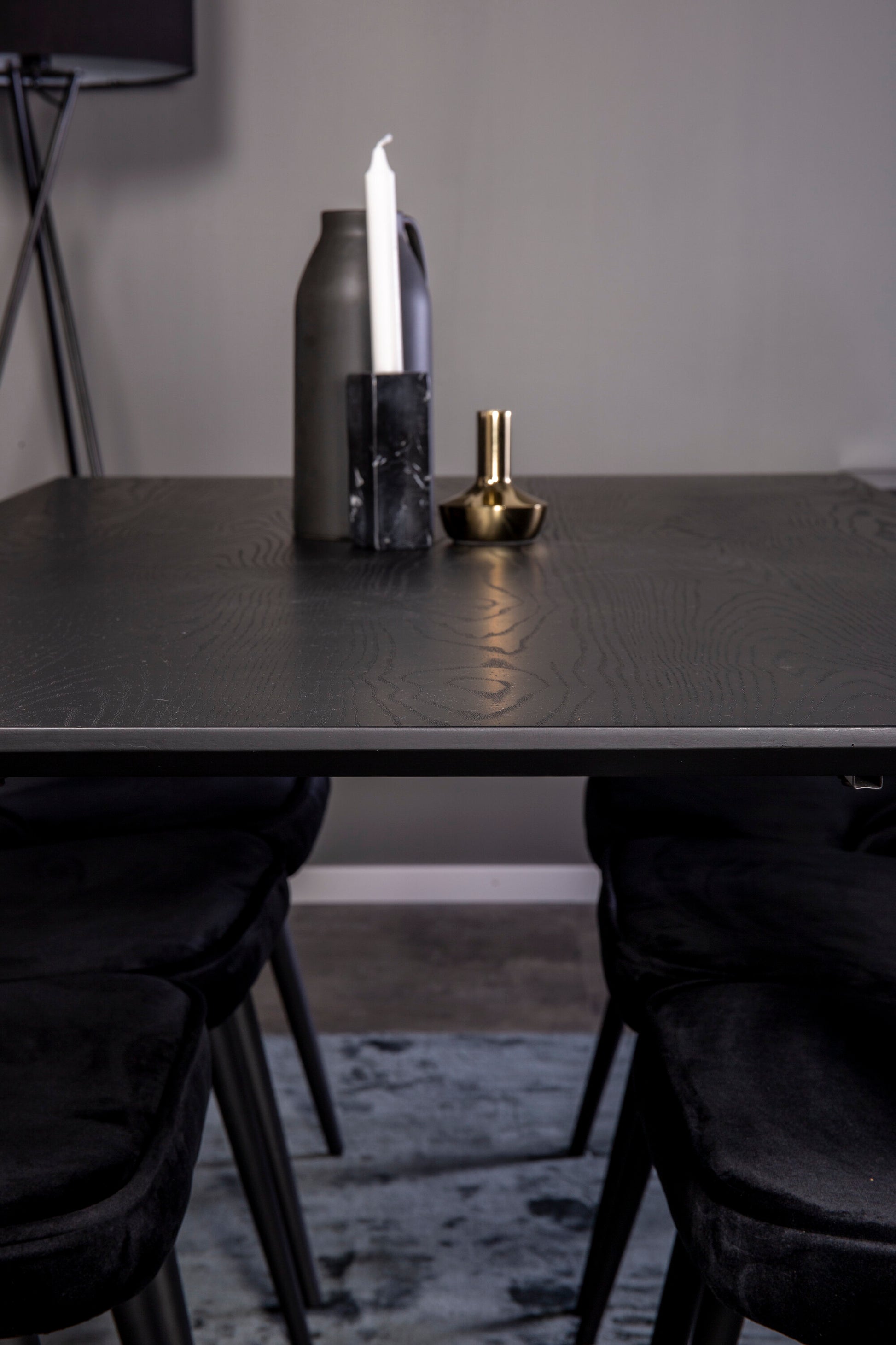 Dipp Matbord med Velvet Deluxe Stolarna Matgrupp