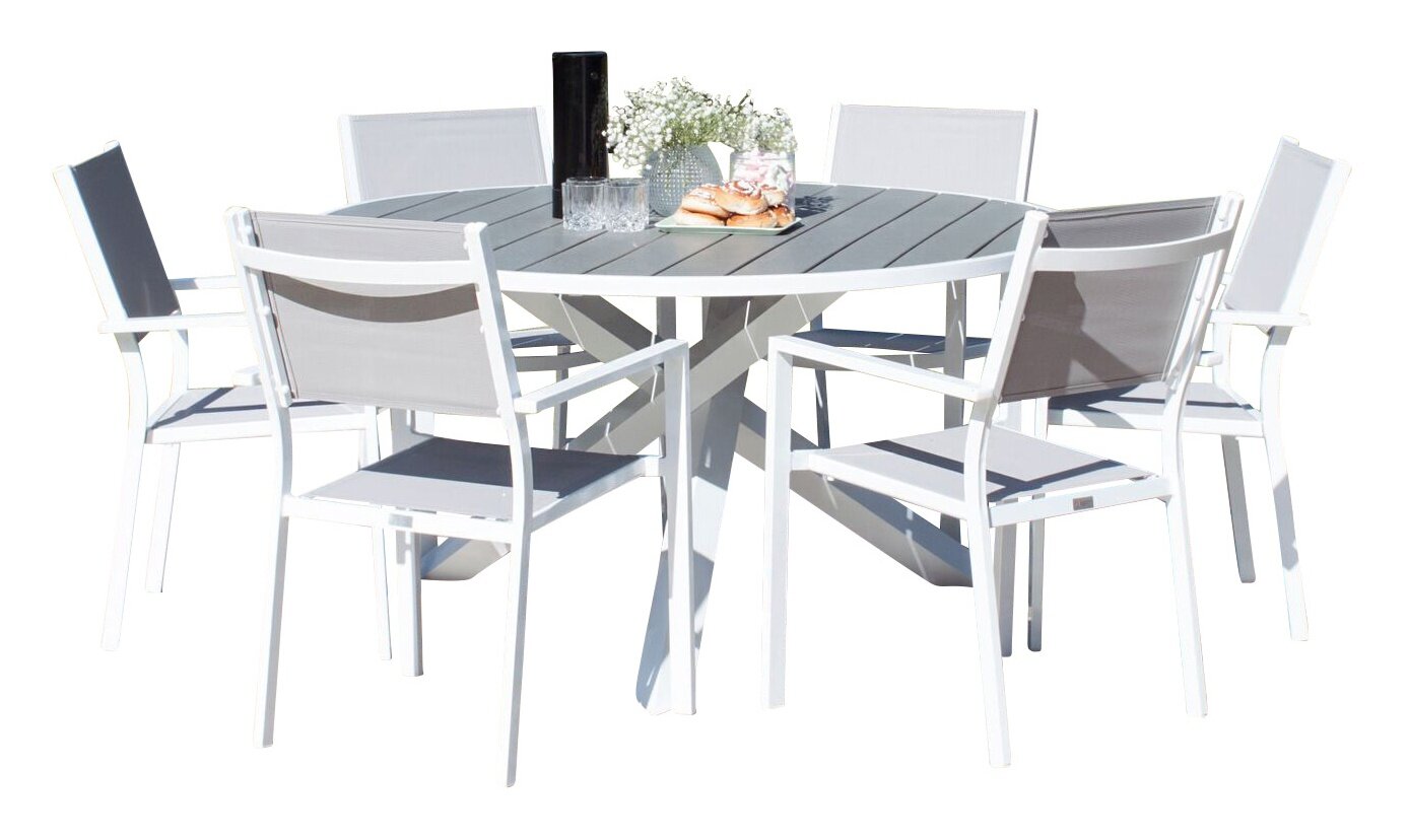 Parma Matbord med Copacabana Stolarna Matgrupp