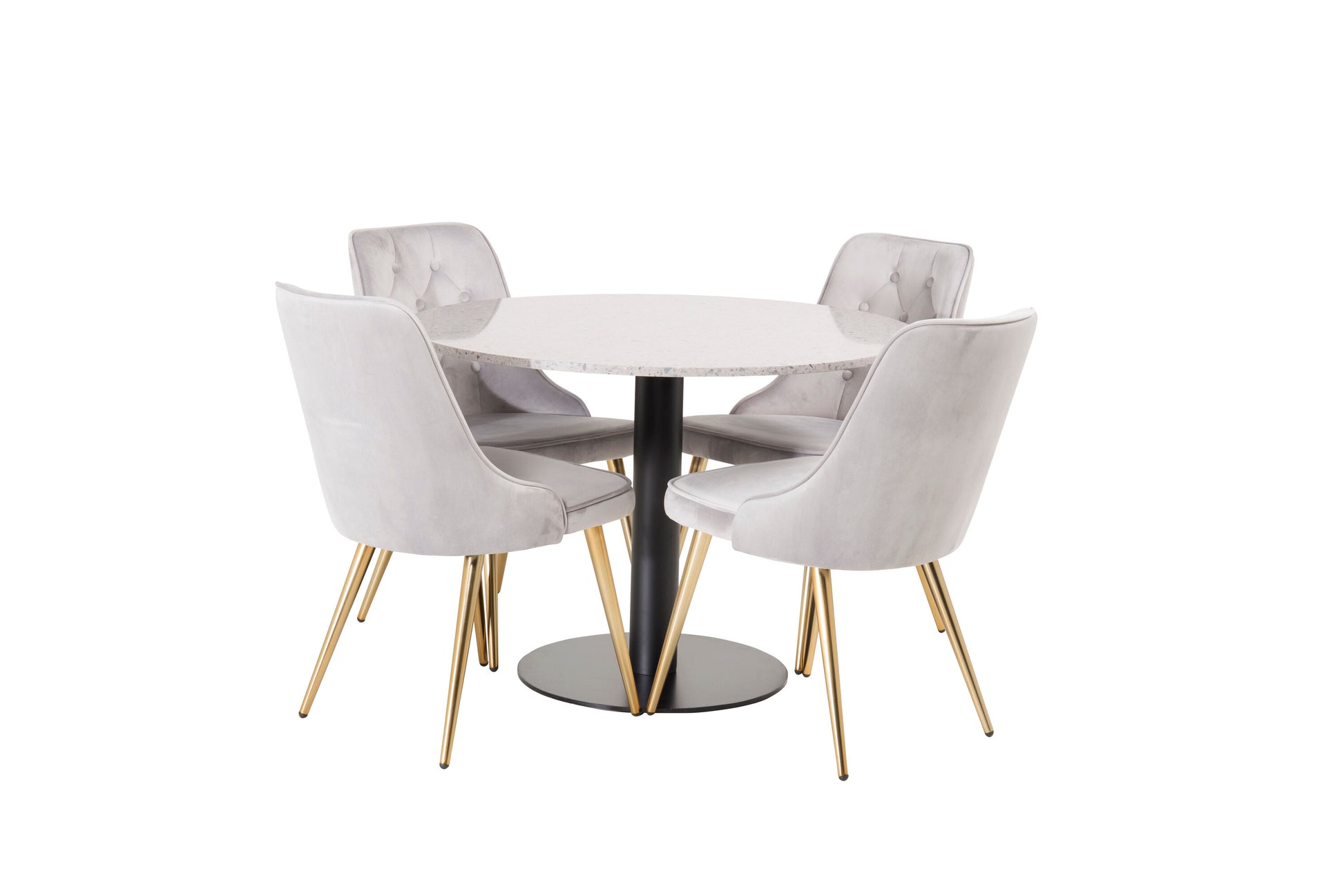 Razzia Matbord med Velvet Deluxe Stolarna Matgrupp
