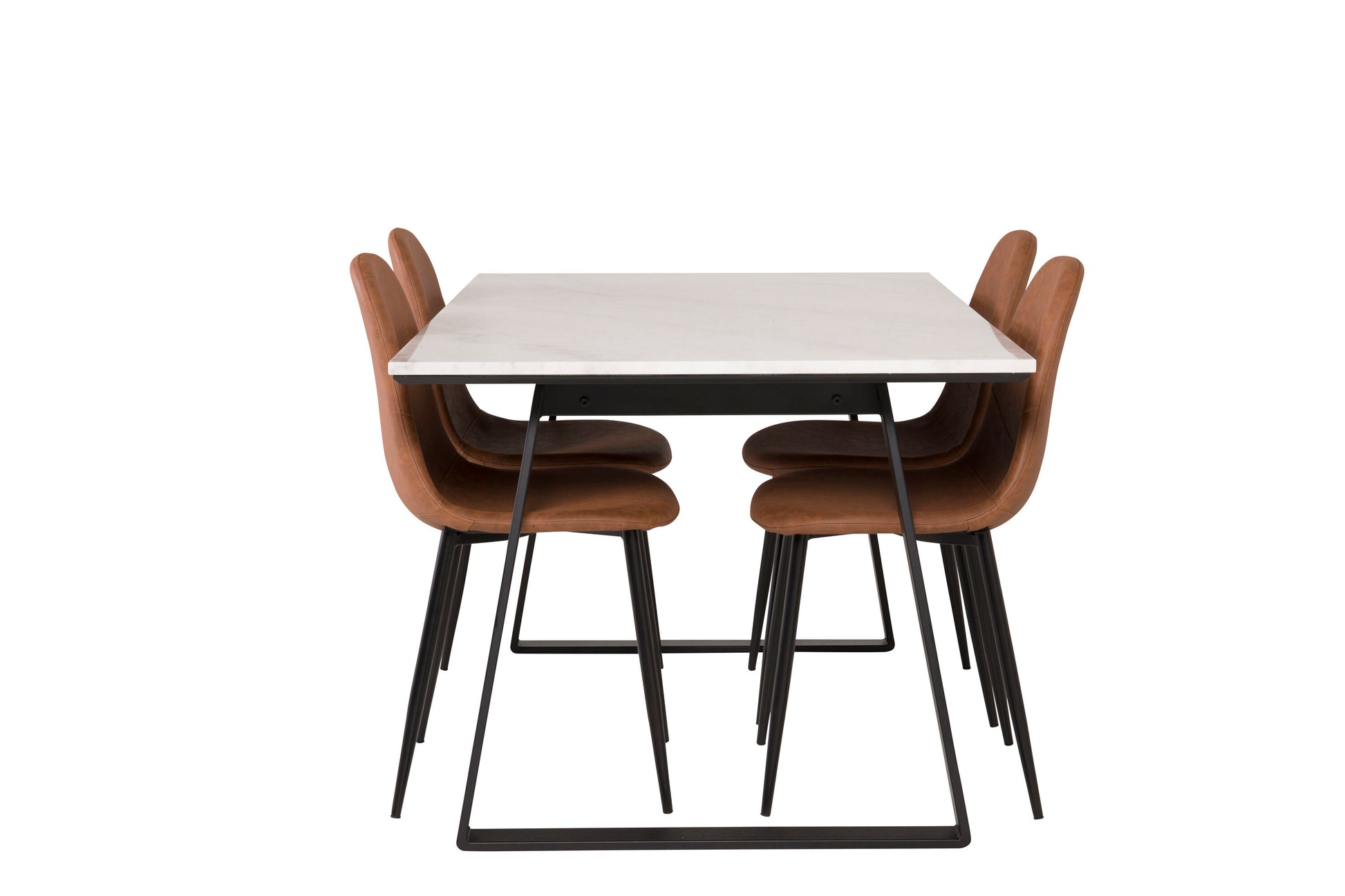 Estelle Matbord med Polar Stolarna – Bord: 74,5x140x90 Stol: 53x87x44