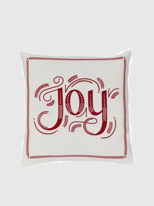 Kuddfodral med vinterbroderi