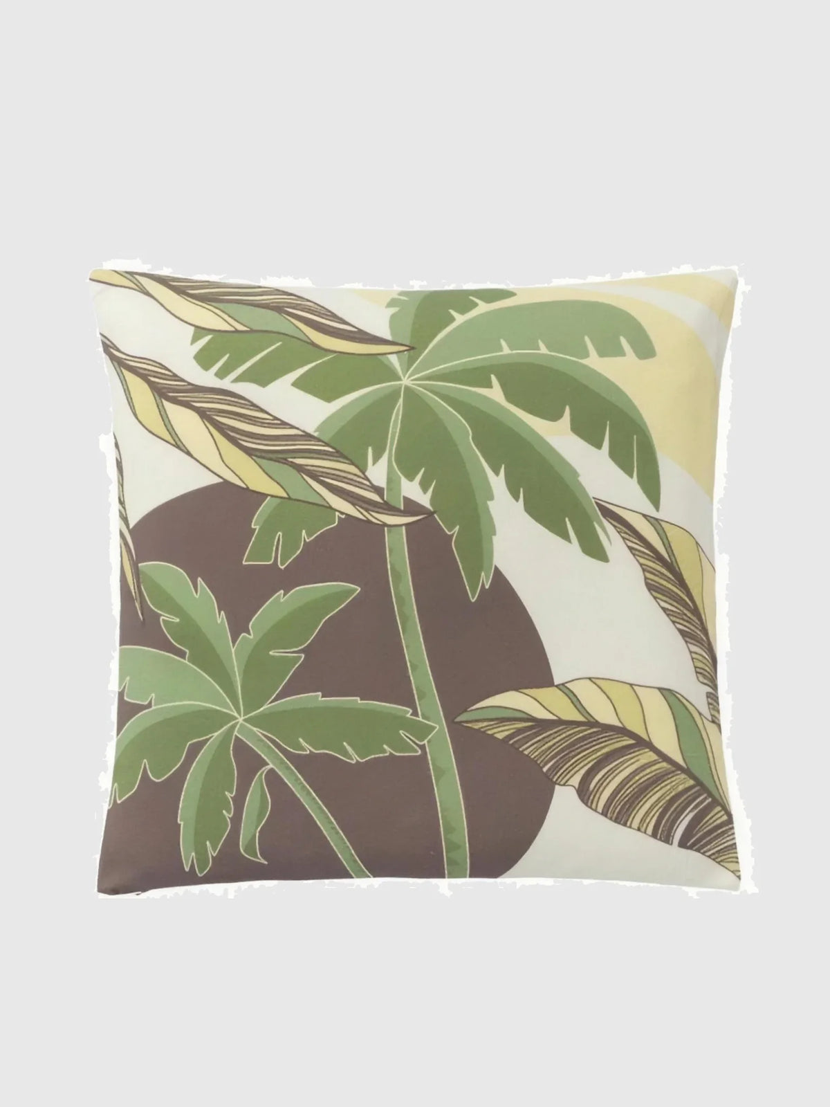 Kuddfodral med palmmönster - 45x45 cm