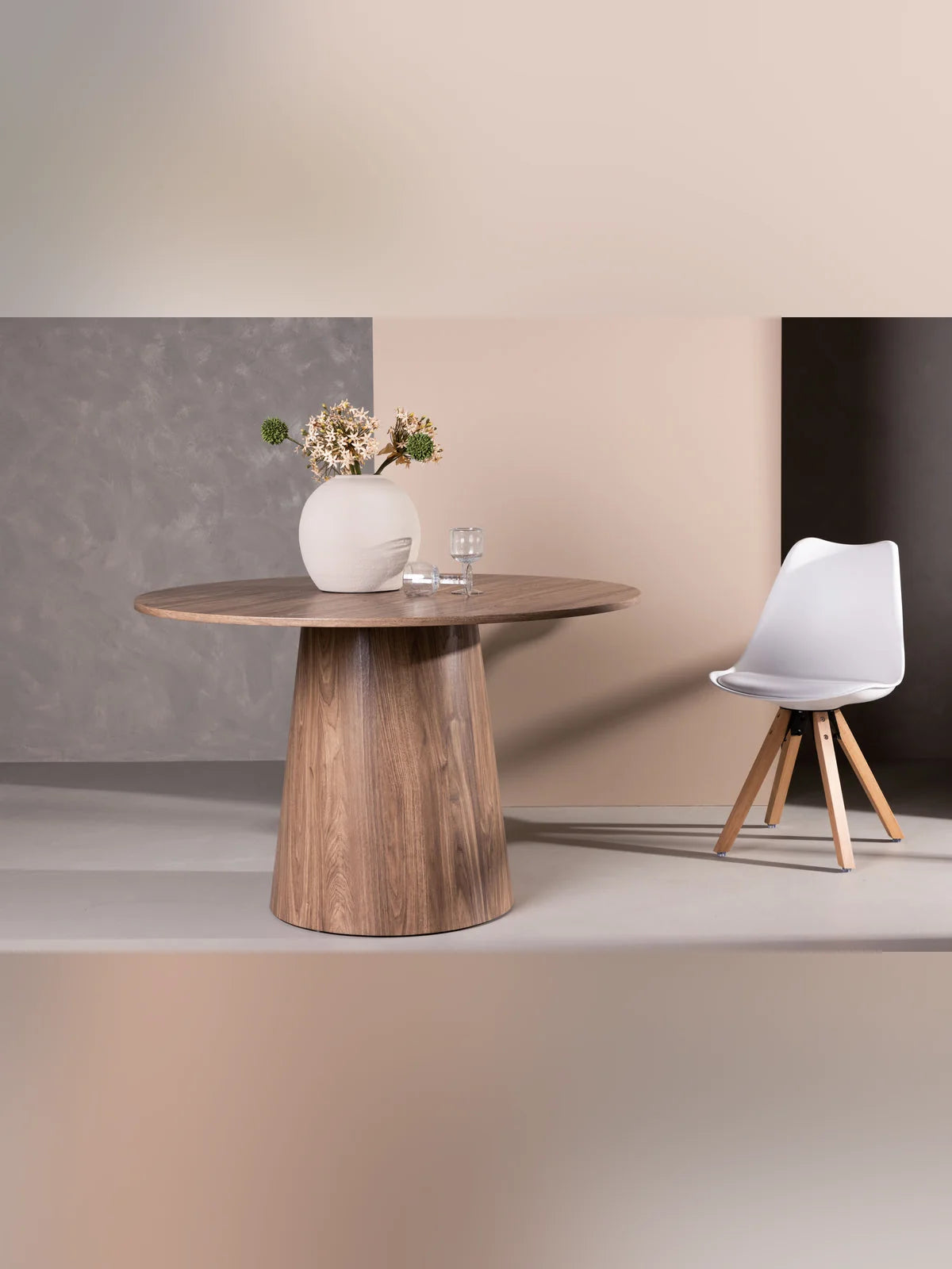 Lanzo Runda Matbord ⌀120 Natur