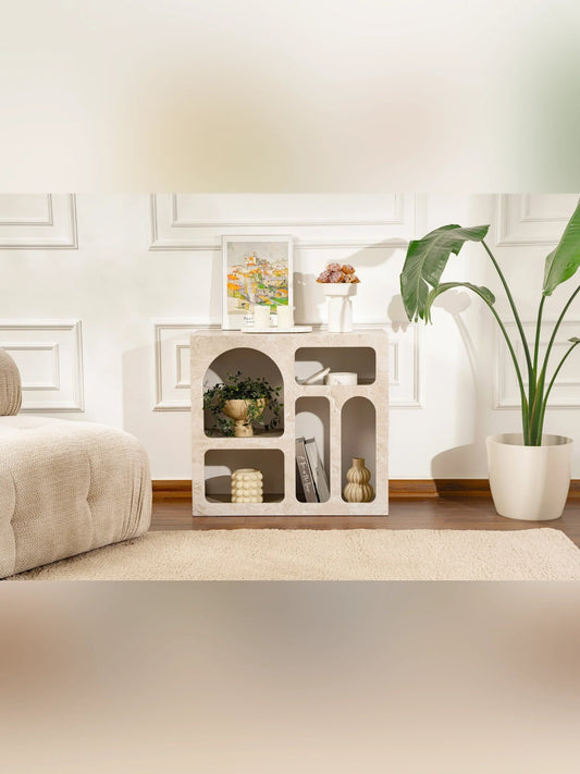 Lessa Konsolbord 80x37x74 cm- Travertine