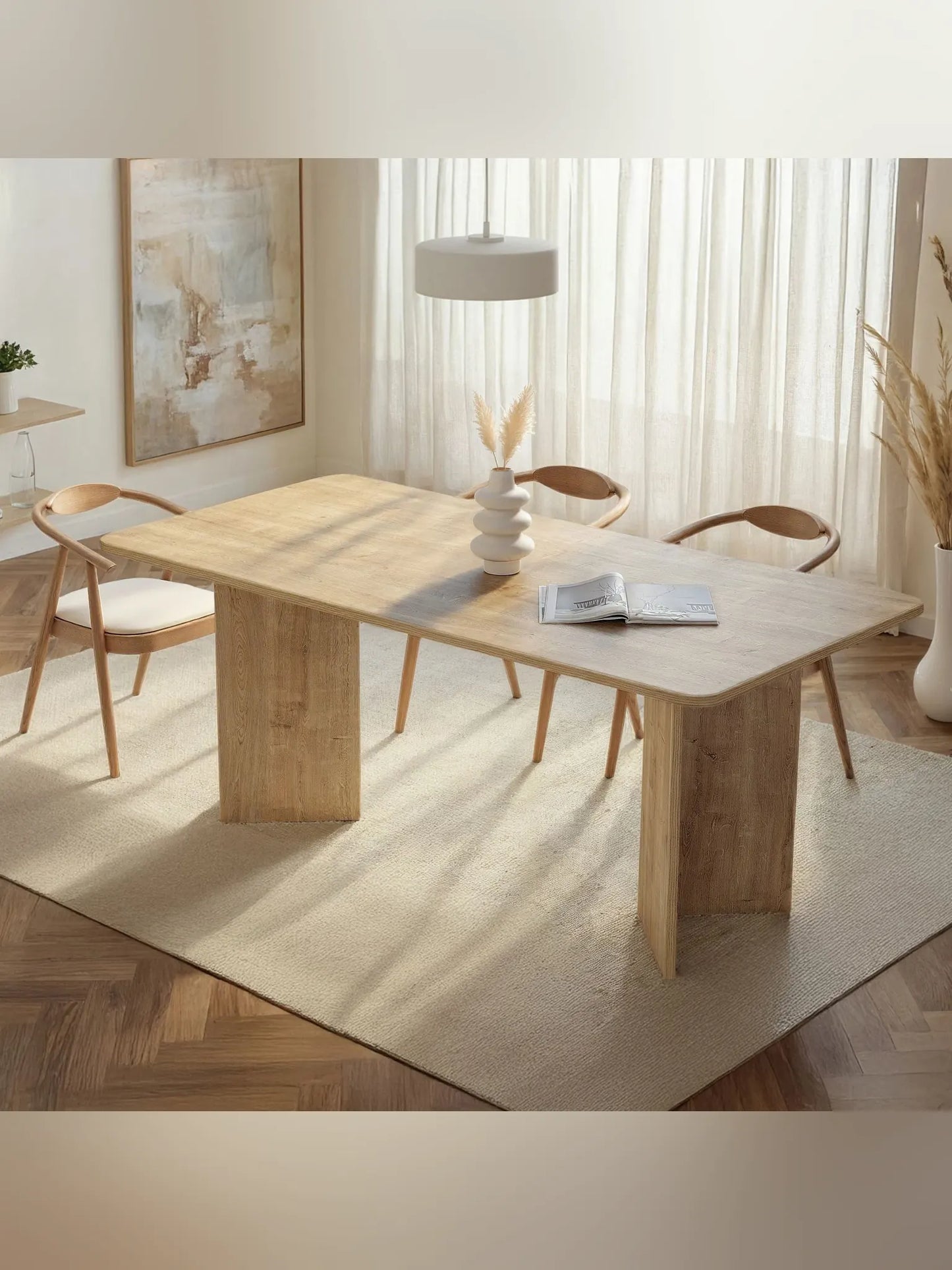 Linza Matbord 180 cm - Honey Oak