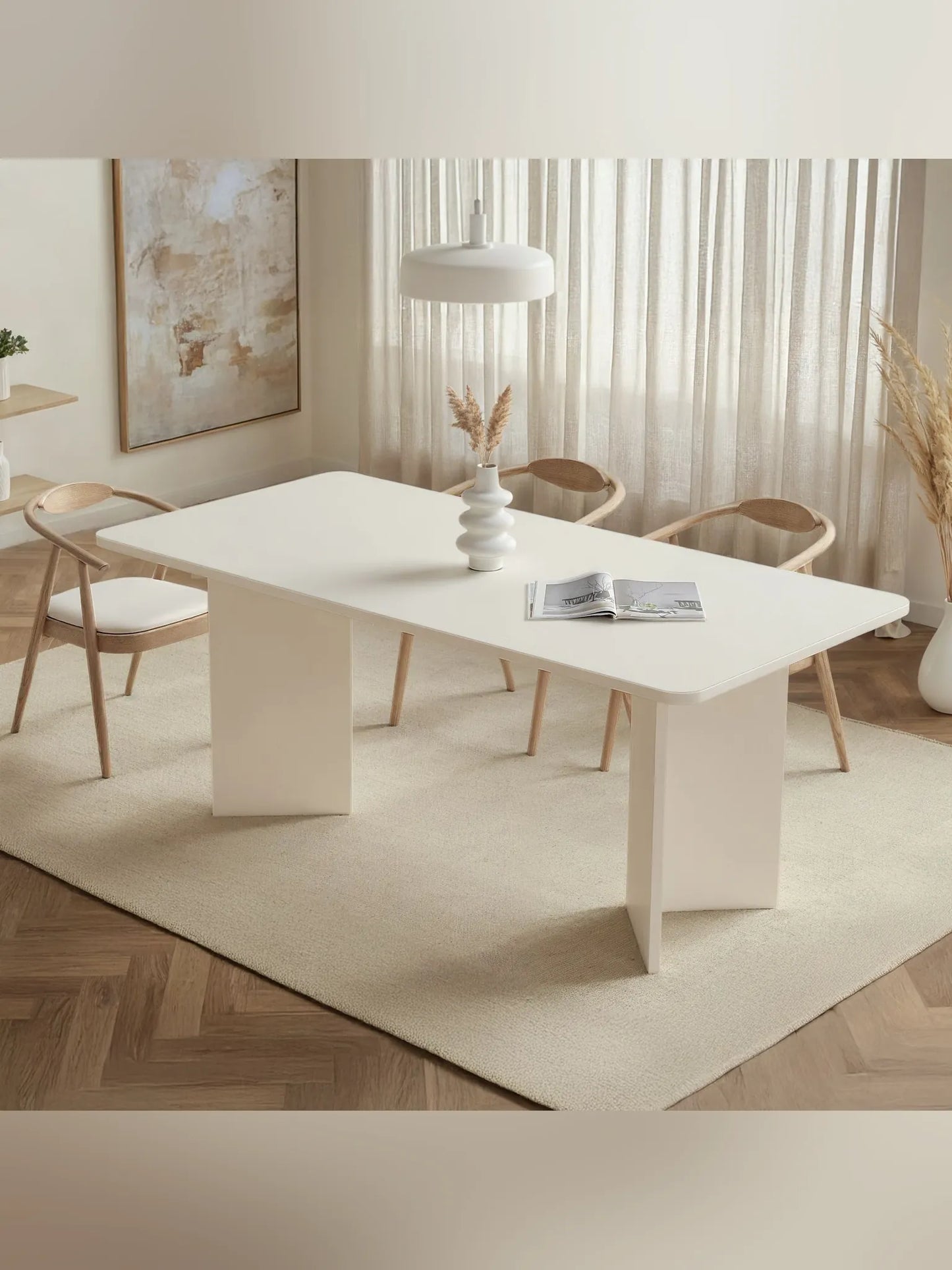 Linza Matbord 180x90x75 cm - Wood White