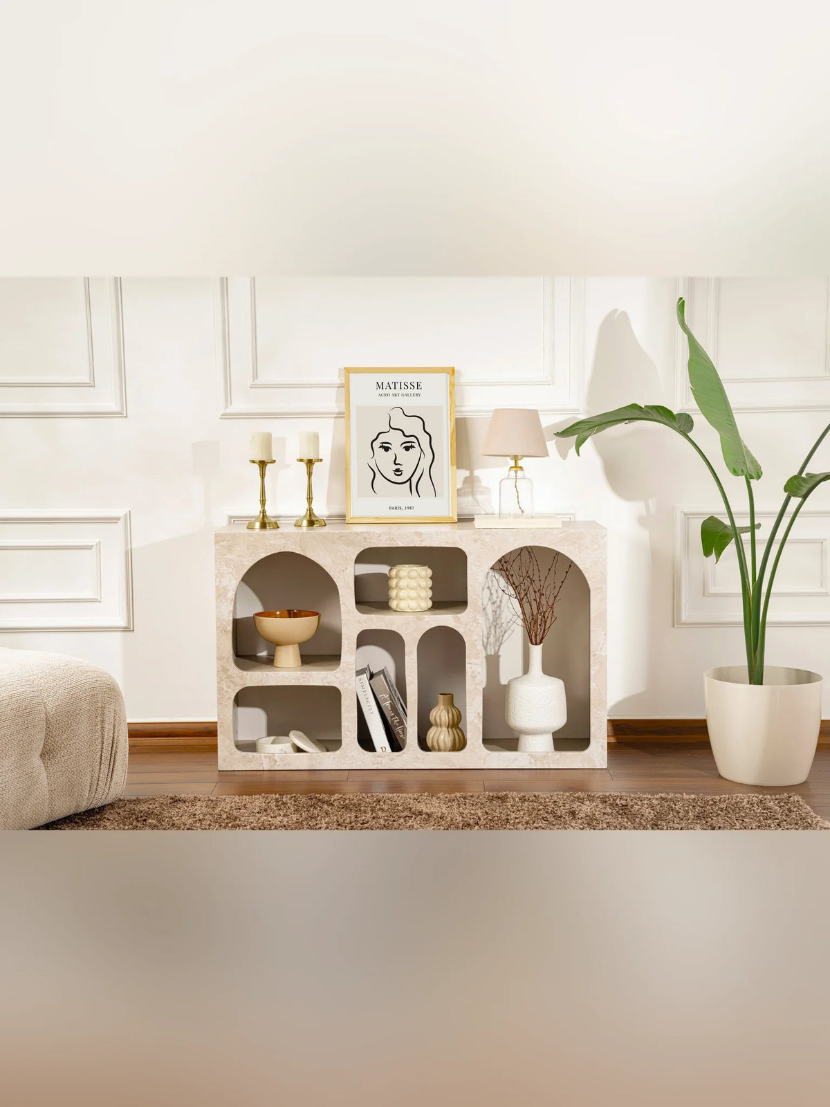 Liva Sideboard 120 cm - Traverten