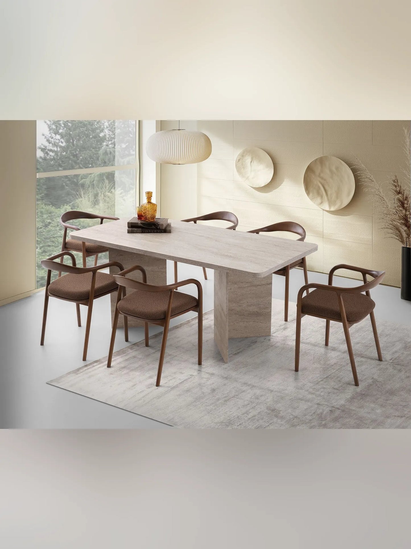Loft - Travertin Matbord Matbord